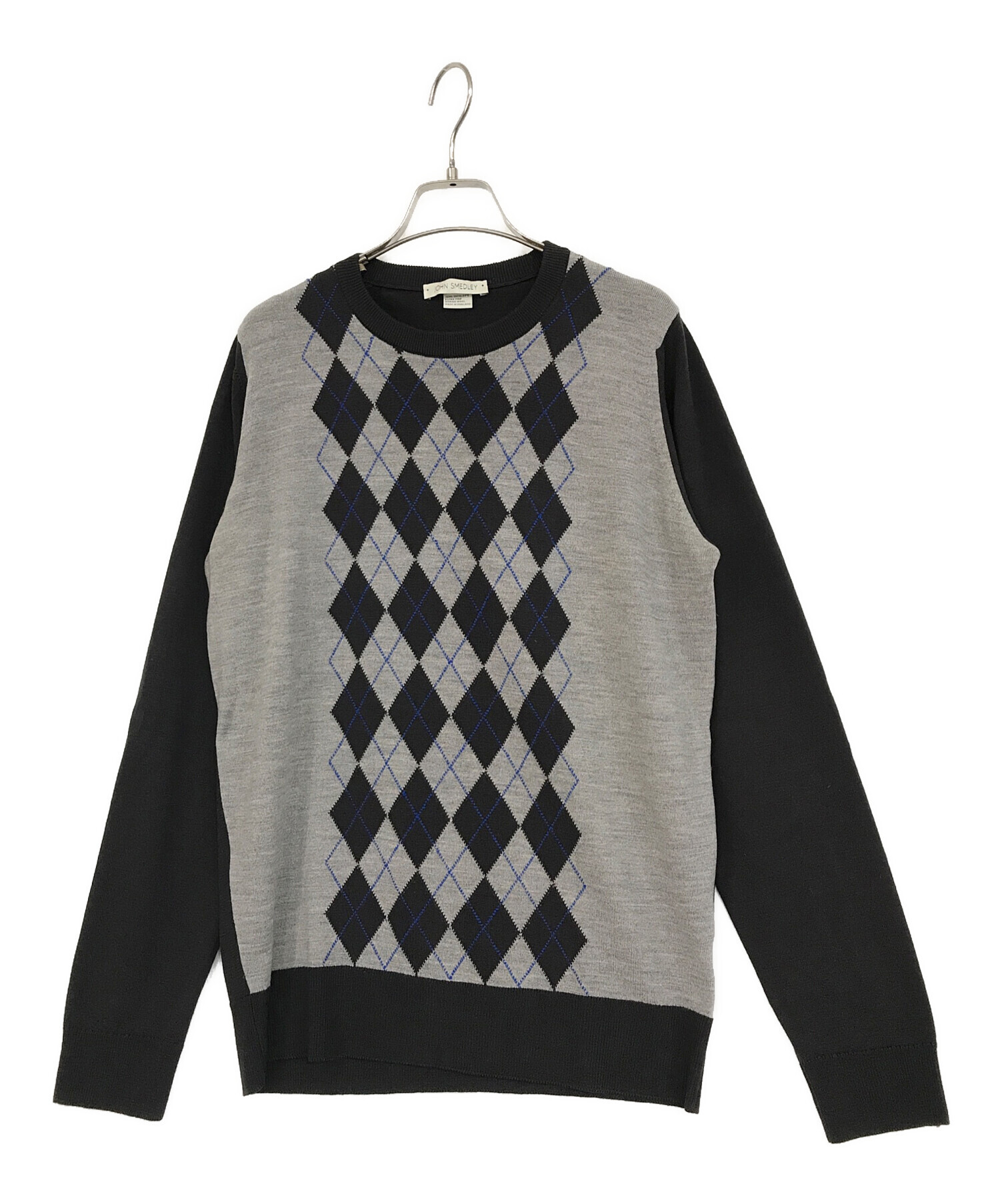 中古・古着通販】JOHN SMEDLEY (ジョンスメドレー) アーガイルニット 