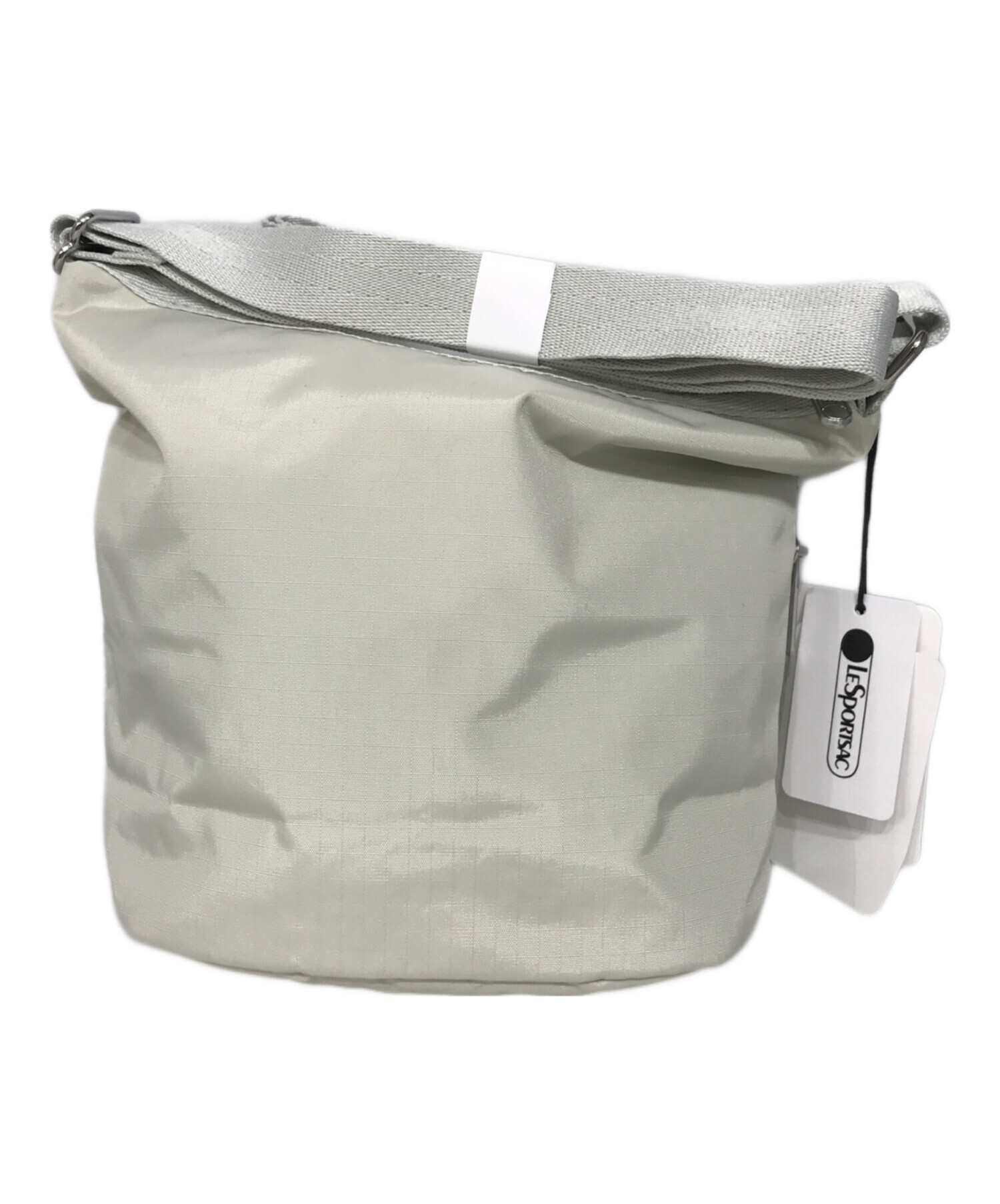 Lesport SAC レスポートサック ショルダーバッグ  白 【古着】【中古】【送料無料】 LeSportsac - Lesport SAC レスポートサック ショルダーバッグ 白