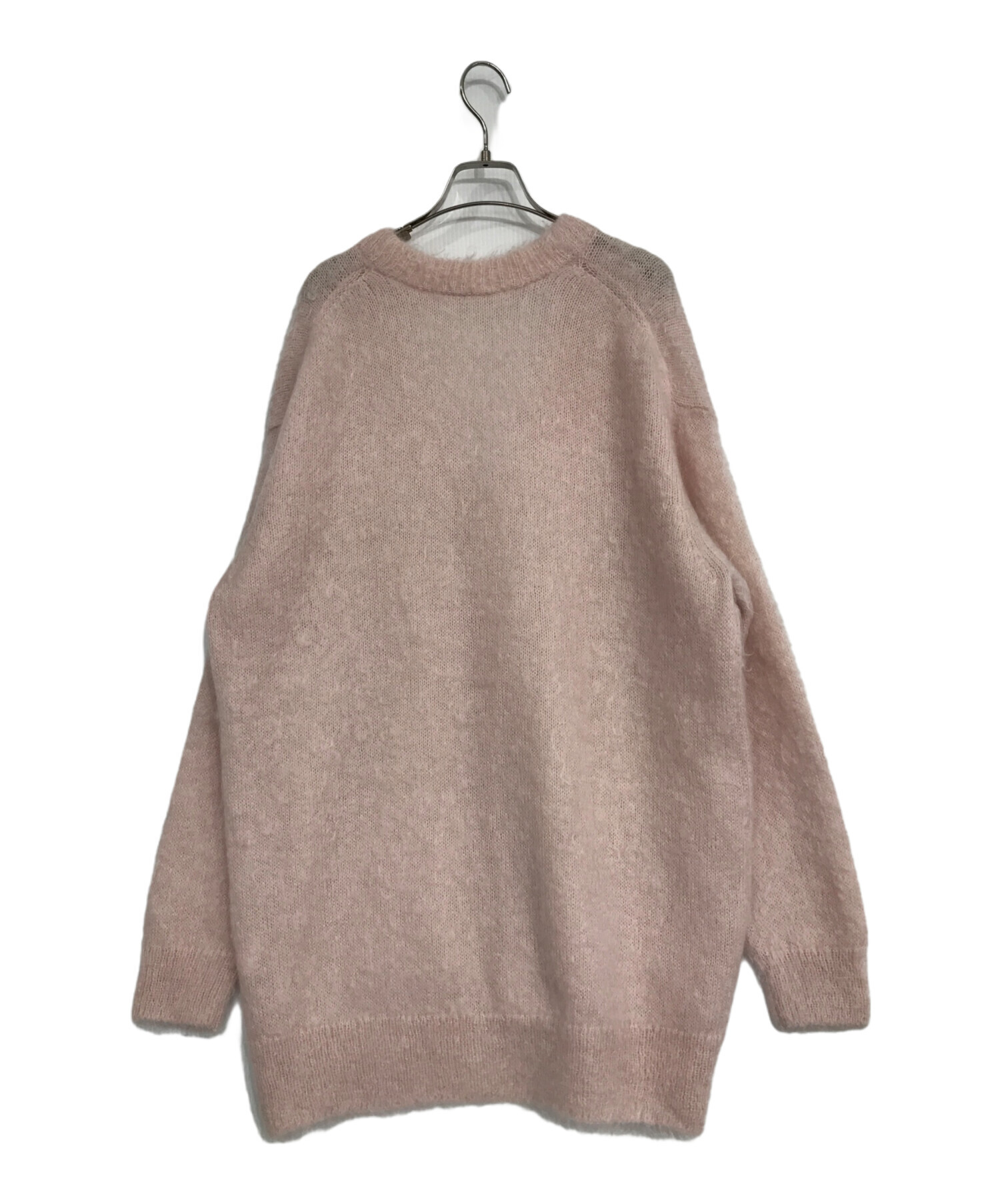 中古・古着通販】AURALEE (オーラリー) モヘアカーディガン ピンク