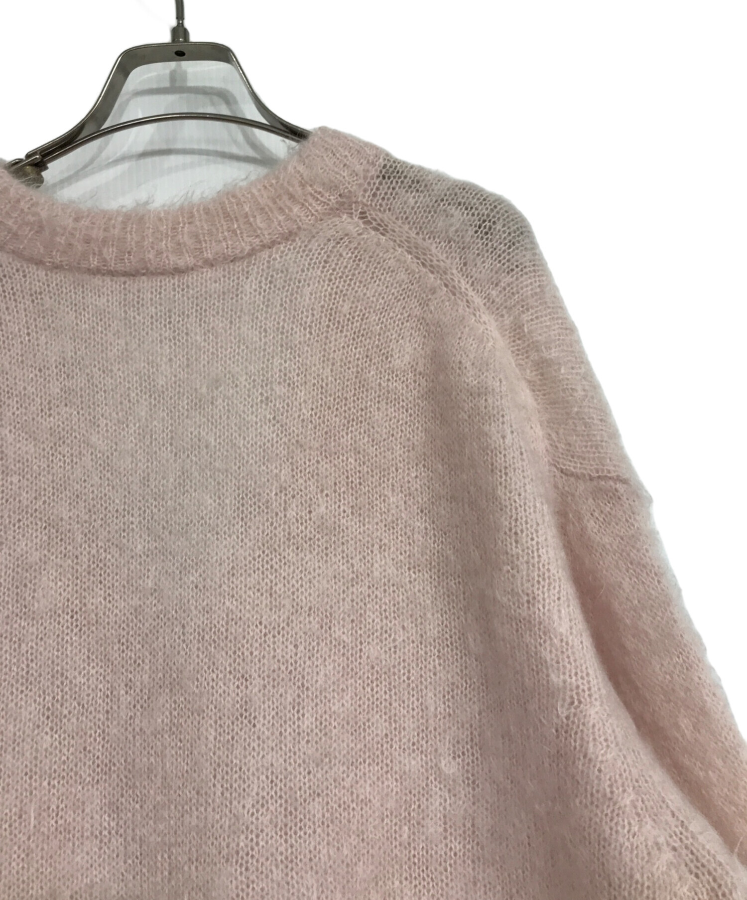 中古・古着通販】AURALEE (オーラリー) モヘアカーディガン ピンク