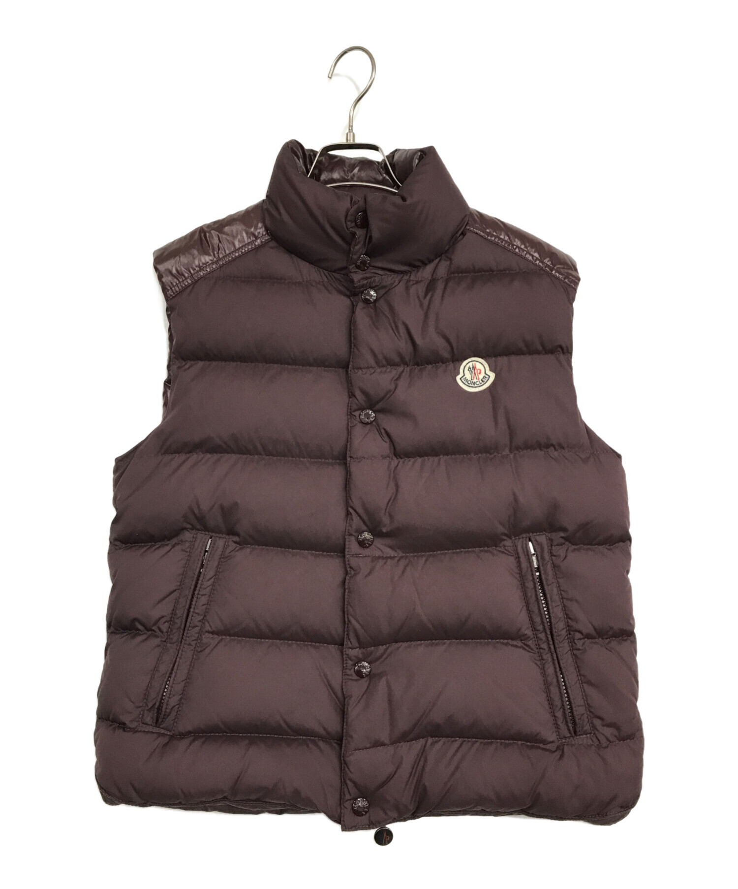 中古・古着通販】MONCLER (モンクレール) CHEVALダウンベスト ブラウン 