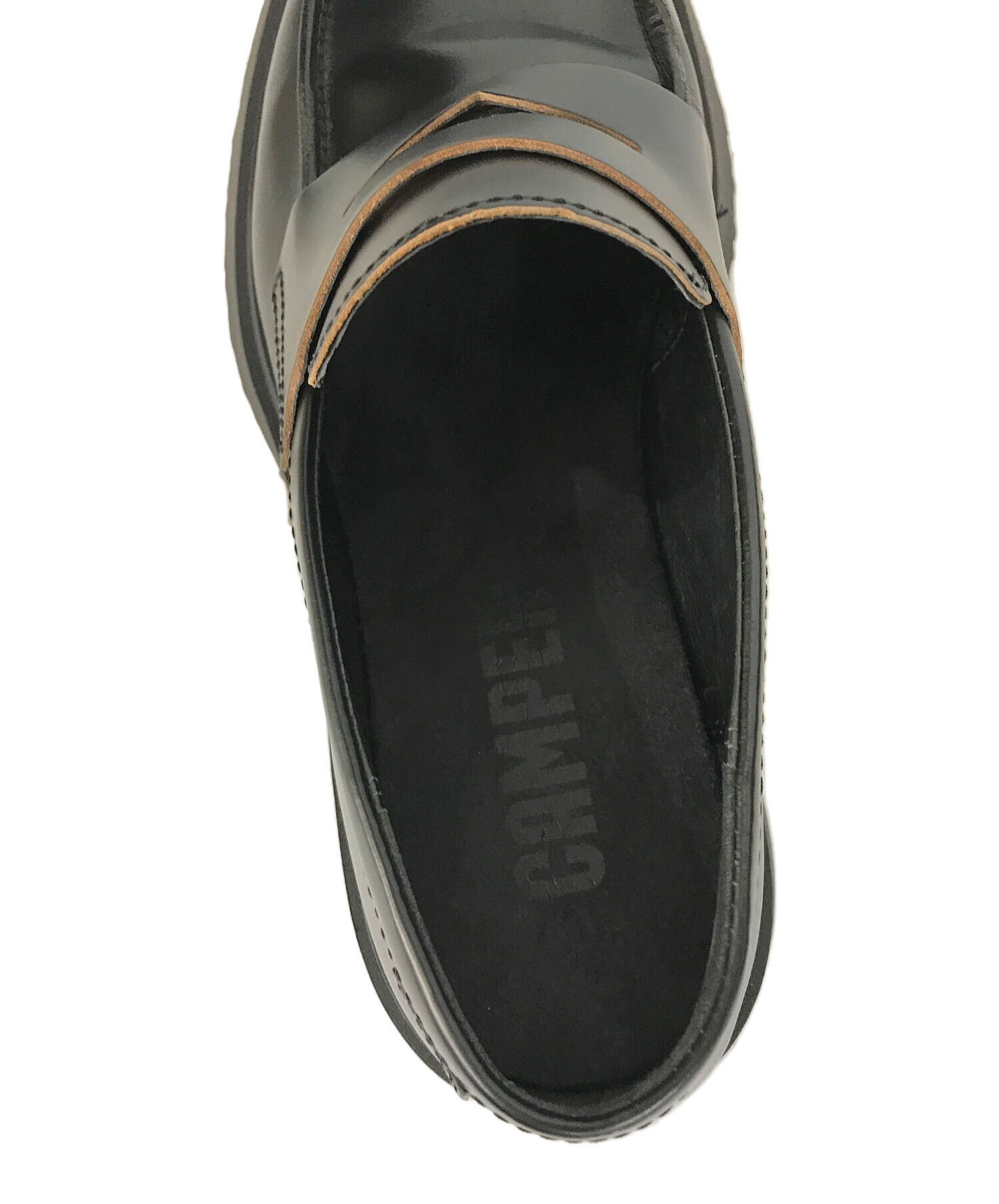 中古・古着通販】CAMPER (カンペール) WALDENローファー ブラック 