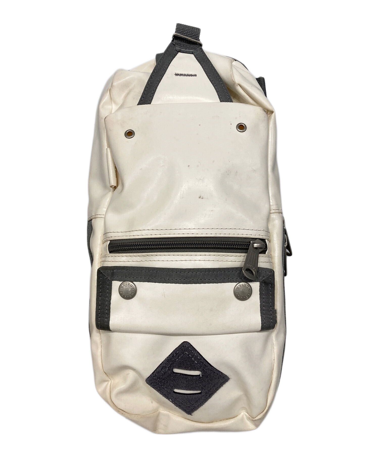 中古・古着通販】PORTER (ポーター) ボディーバッグ ホワイト 