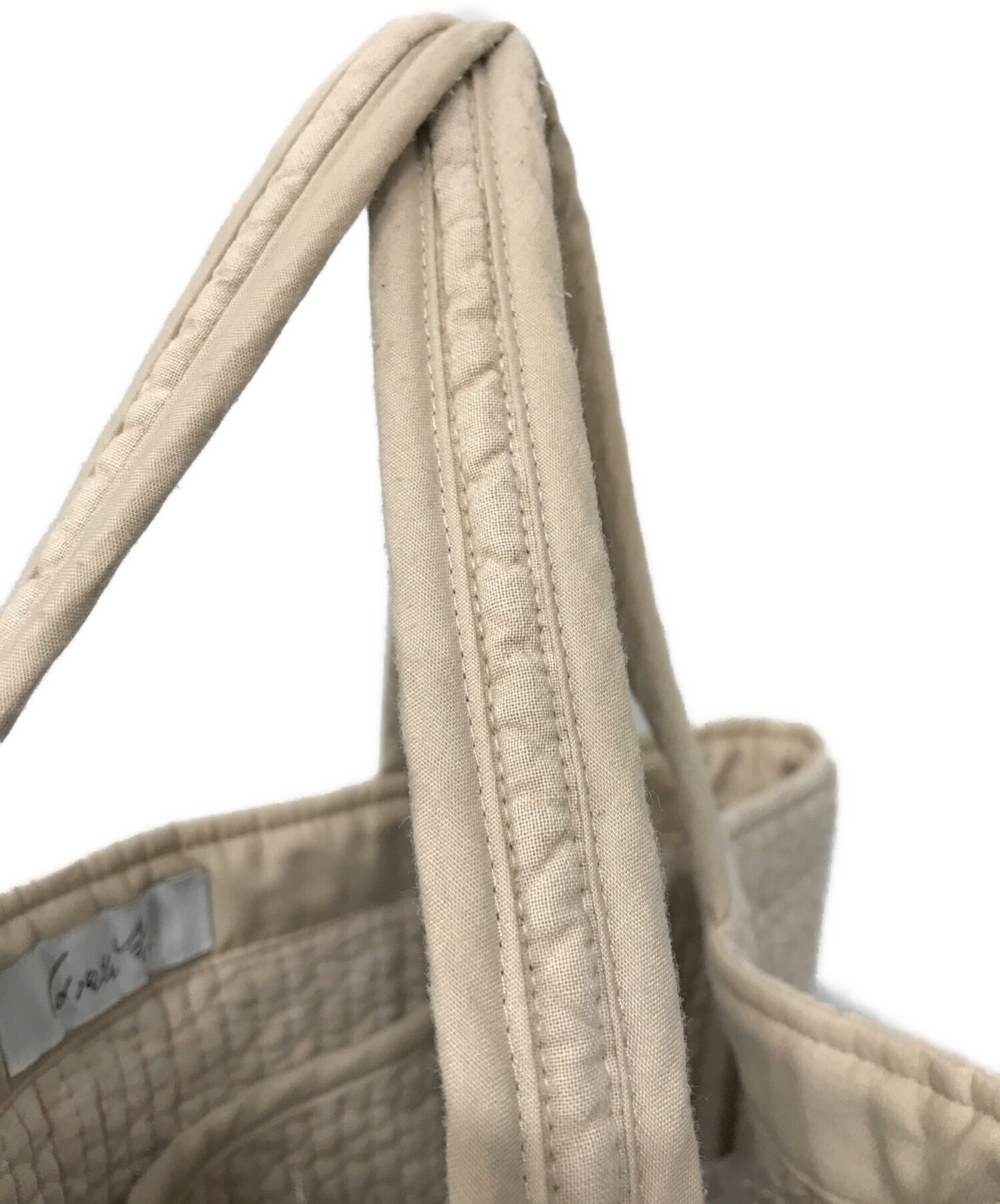 中古・古着通販】pionunnal (ピオヌンナル) トートバッグ ベージュ