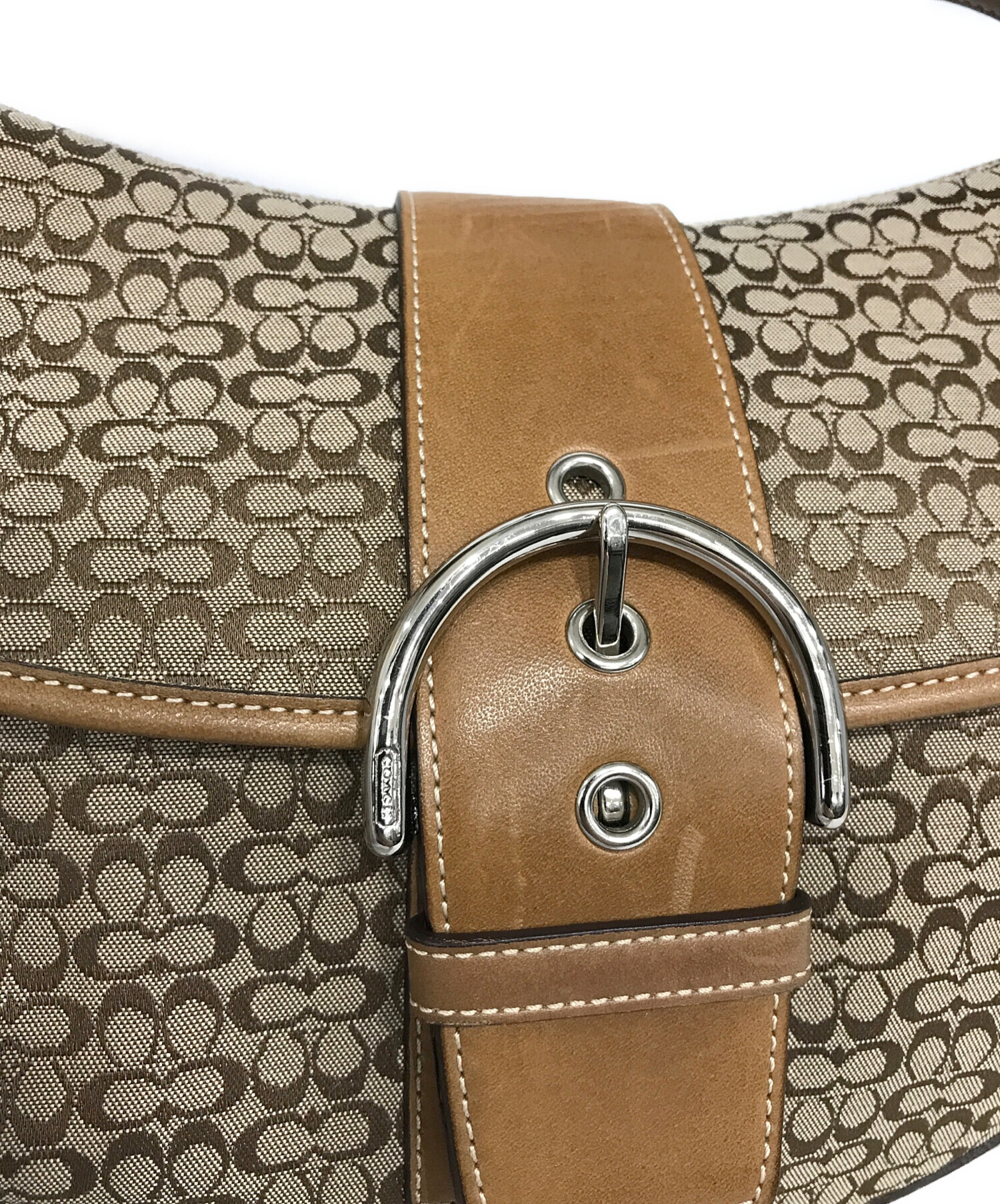 中古・古着通販】COACH (コーチ) ミニシグネチャーソーホー ショルダー 