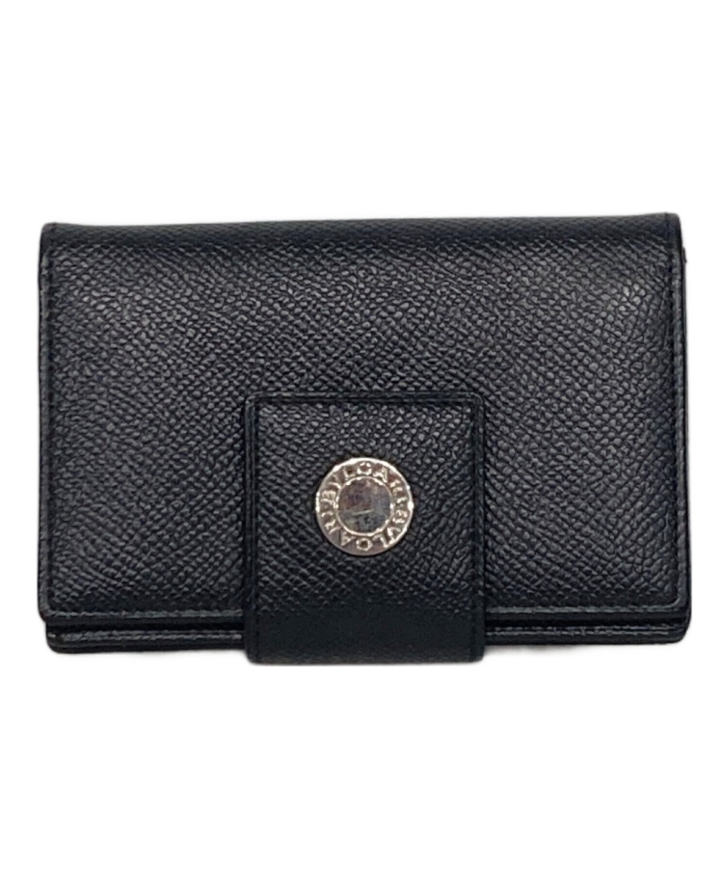 BVLGARI (ブルガリ) レザー ロゴアクセント カードケース ブルガリ