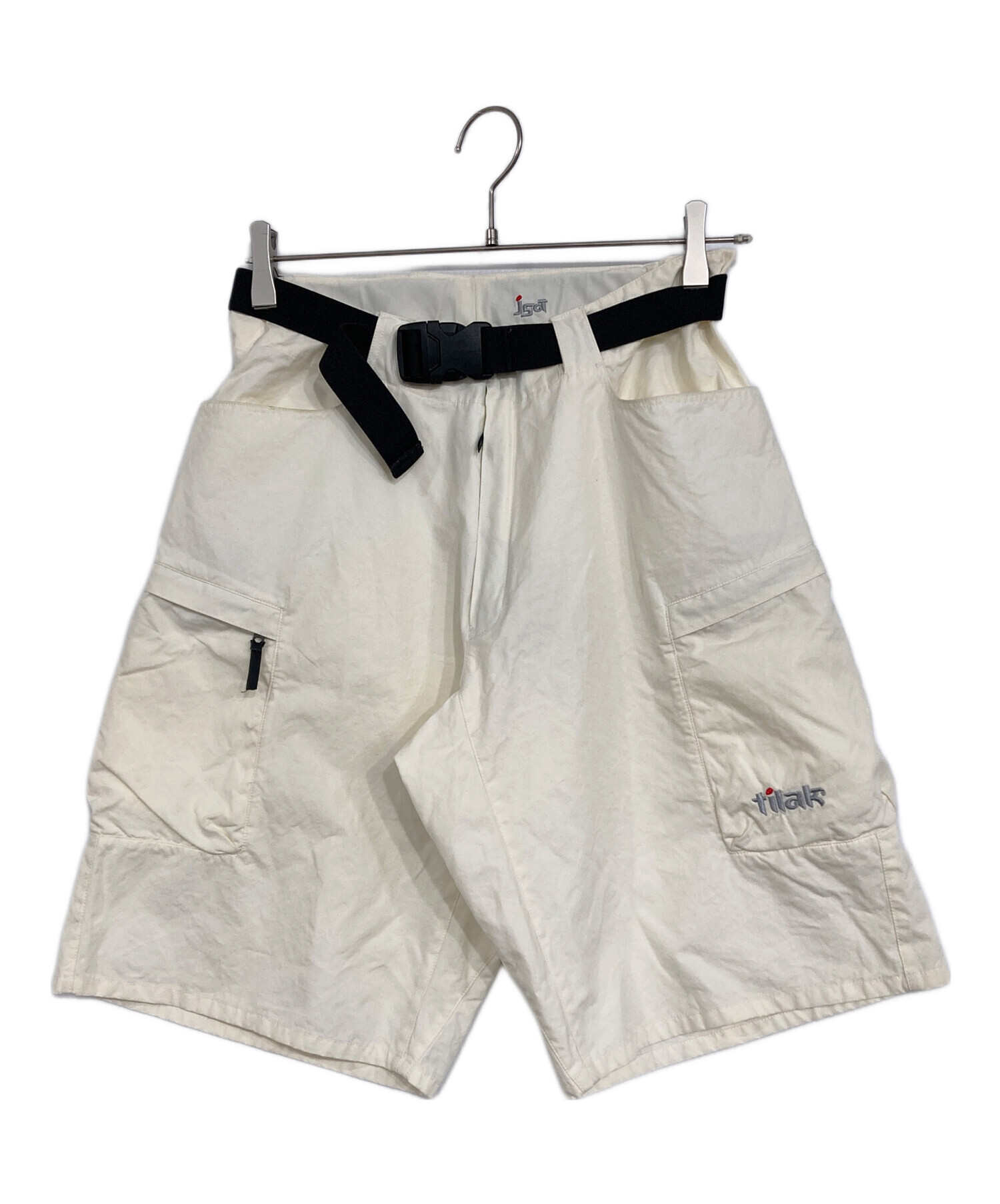 tilak ハーフパンツ 中古・古着通販】tilak (ティラック) ハーフパンツ ホワイト サイズ:S