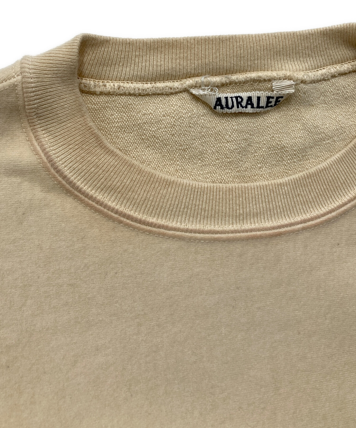 中古・古着通販】AURALEE (オーラリー) カットオフスウェット ベージュ 