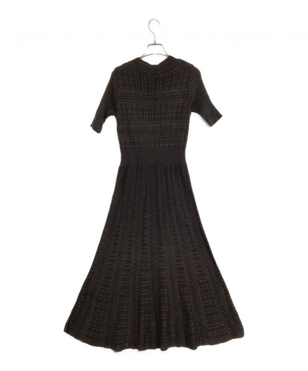 BARNEYS NEW YORK ニットワンピース 半袖 中古・古着通販】BARNEYS NEWYORK (バーニーズ・ニューヨーク) 半袖