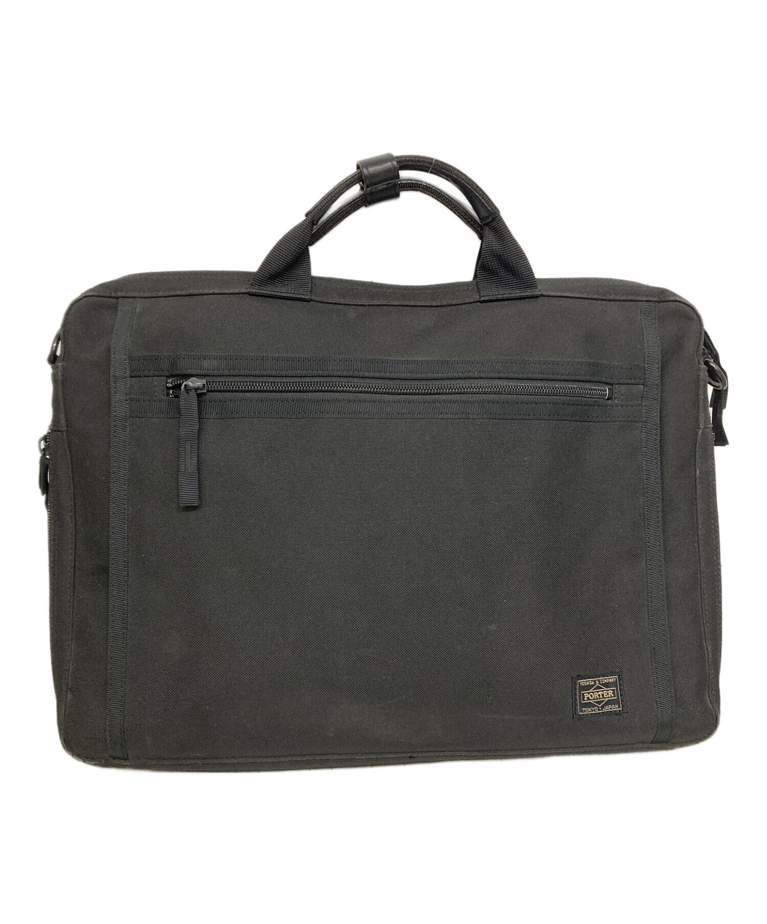 中古・古着通販】PORTER (ポーター) CLIP 2WAY BRIEFCASE ブラック