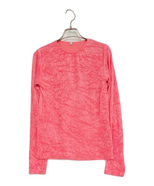中古・古着通販】BASERANGE (ベースレンジ) OMO LONGSLEEVE ピンク
