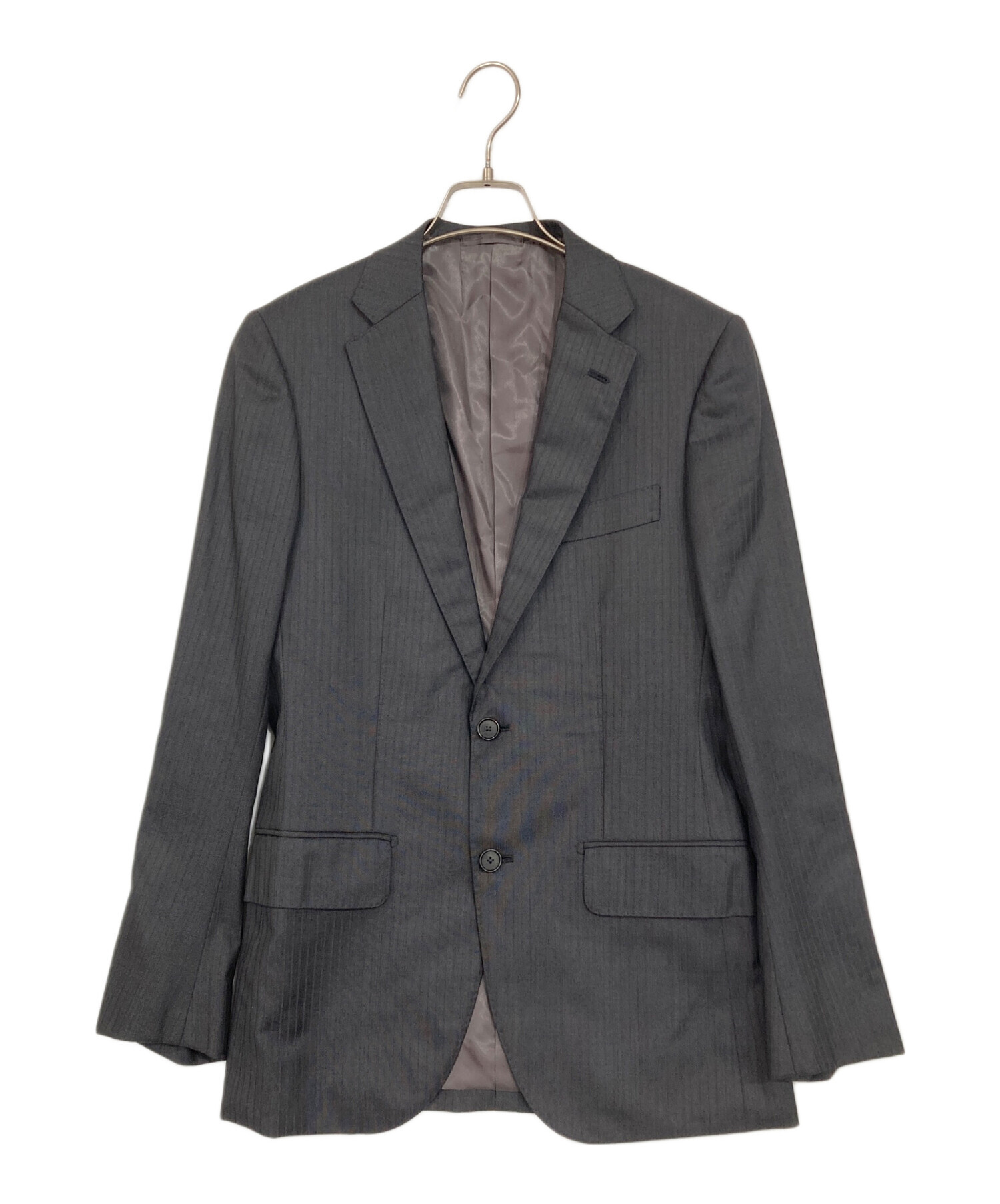 【未使用品】SHIPS テーラードジャケット L トラベルスーツ グレー 新品未使用】SHIPS テーラードジャケット L トラベルスーツ グレー