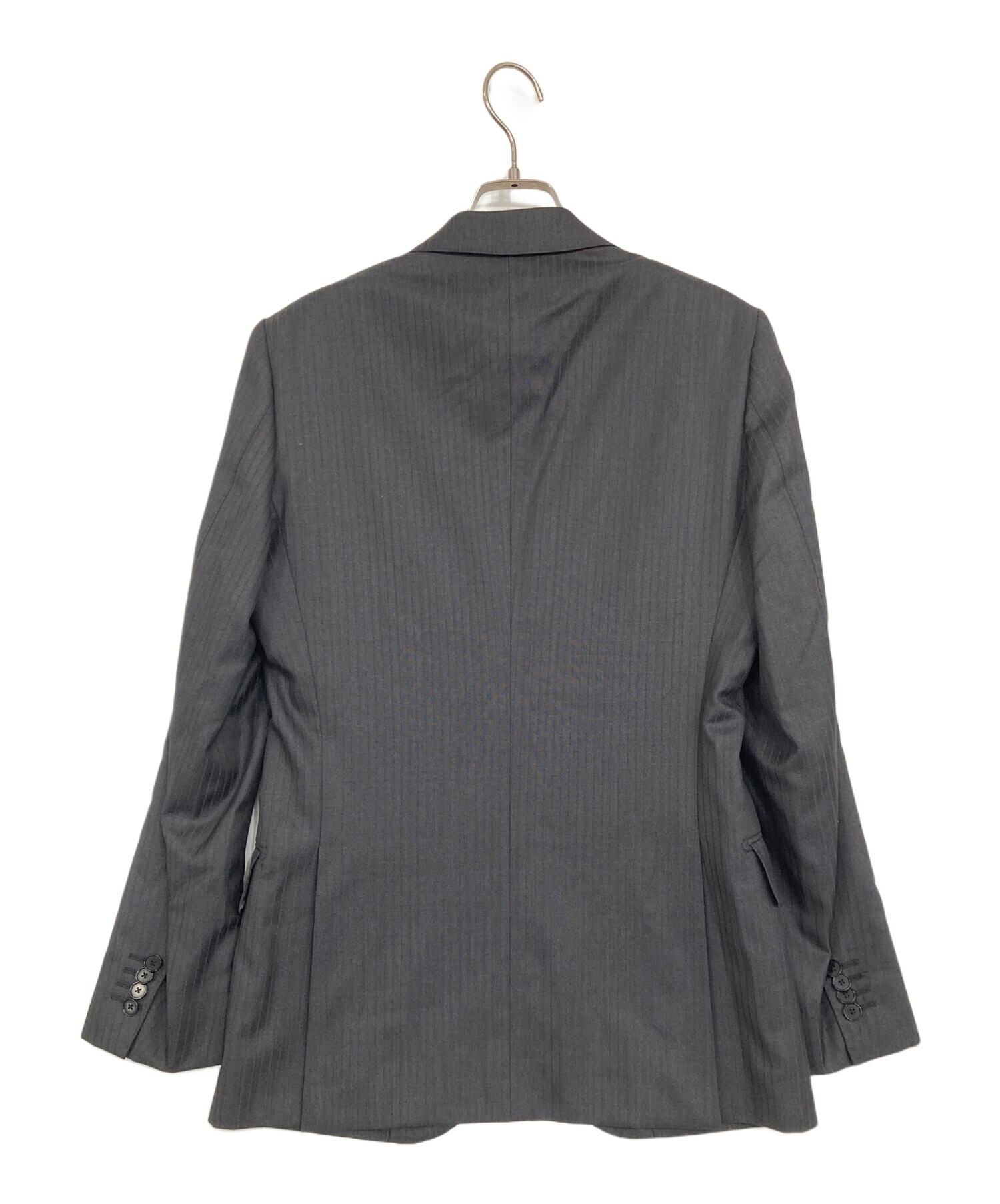 【未使用品】SHIPS テーラードジャケット L トラベルスーツ グレー 中古・古着通販】SHIPS (シップス) テーラードジャケット グレー