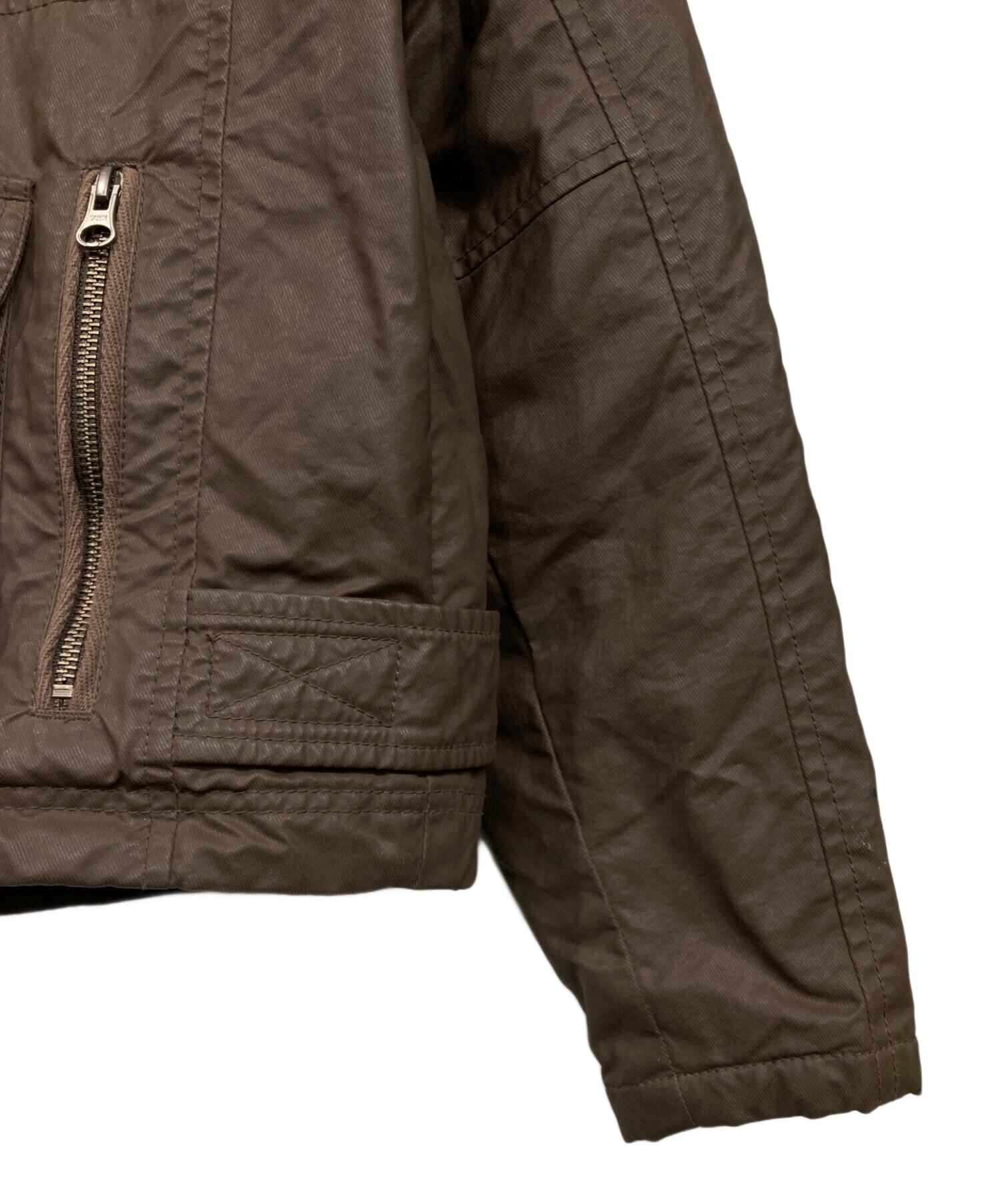 新品未使用！買い得!ハーレーのダークブラウン スエードジャケット 未使用タグ付き 中古・古着通販】HARLEY-DAVIDSON (ハーレーダビッドソン) パッチ付き