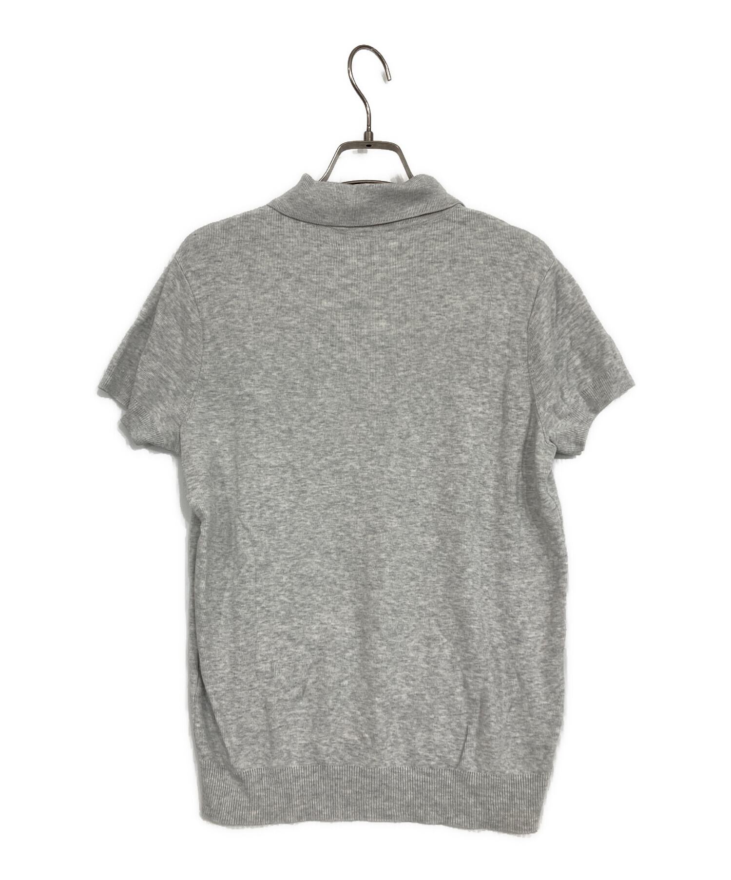 中古・古着通販】A.P.C. (アーペーセー) ニットポロシャツ グレー