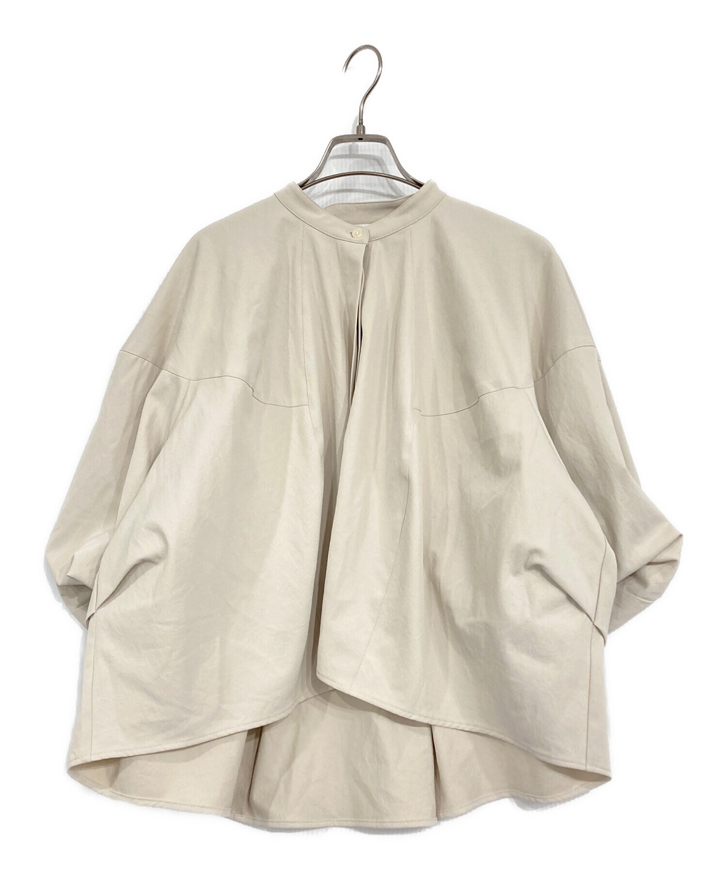 中古・古着通販】CLANE (クラネ) VOLUME SELEEVE STAND NECK SHIRT 