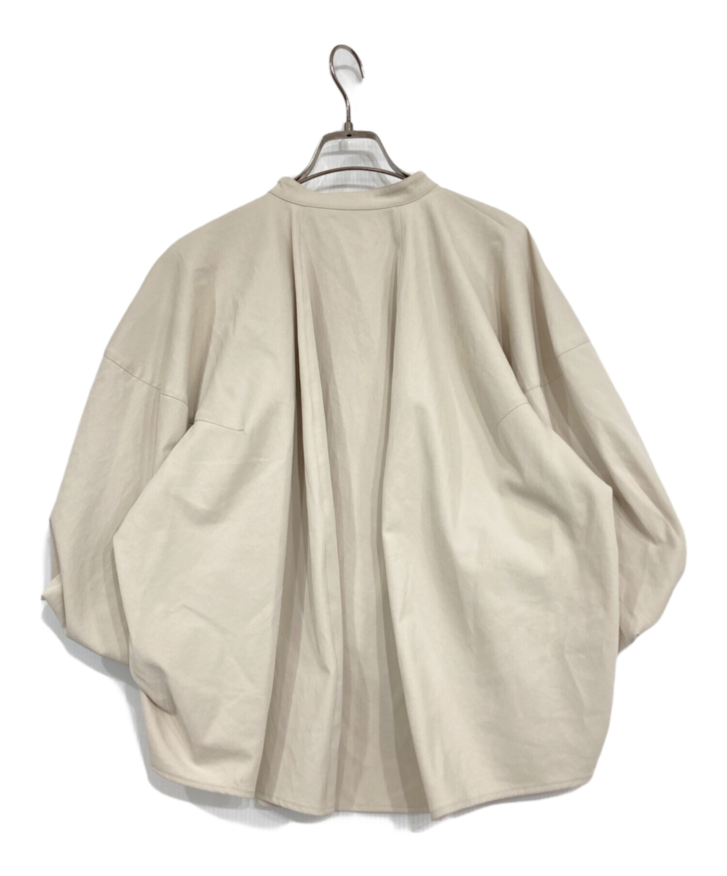 中古・古着通販】CLANE (クラネ) VOLUME SELEEVE STAND NECK SHIRT 