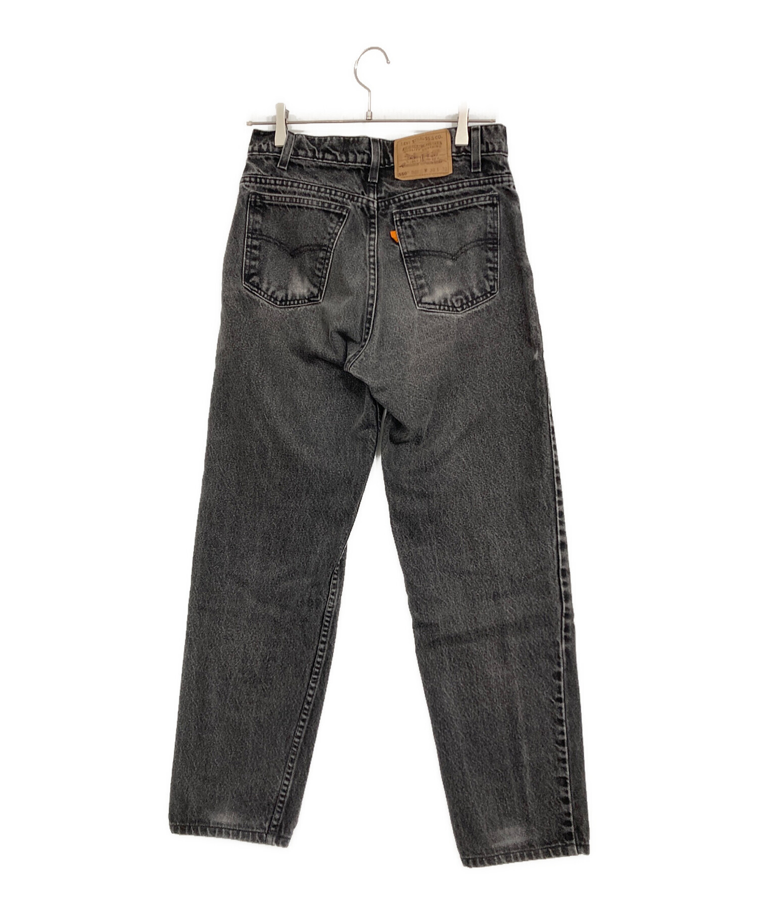 リーバイス550 W33 L28 古着 Levi's 550 ブラックデニム W33 L28 USA製