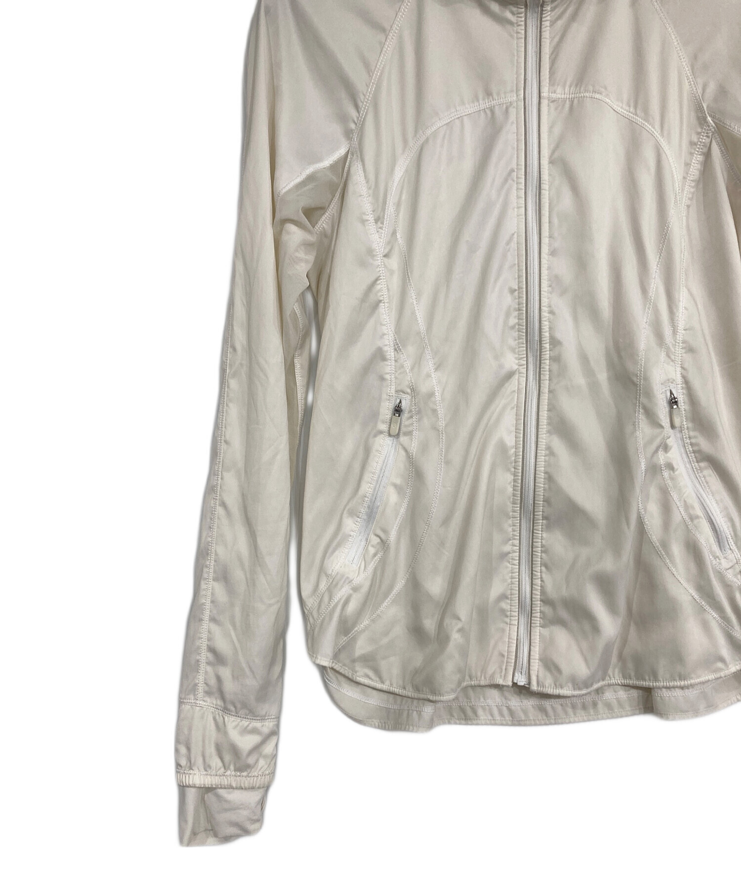 ★lululemon★ルルレモン ヨガ ヨガウェア コート ジャケット ホワイト Cross Chill ジャケット *RepelShell | ジャケット&アウター