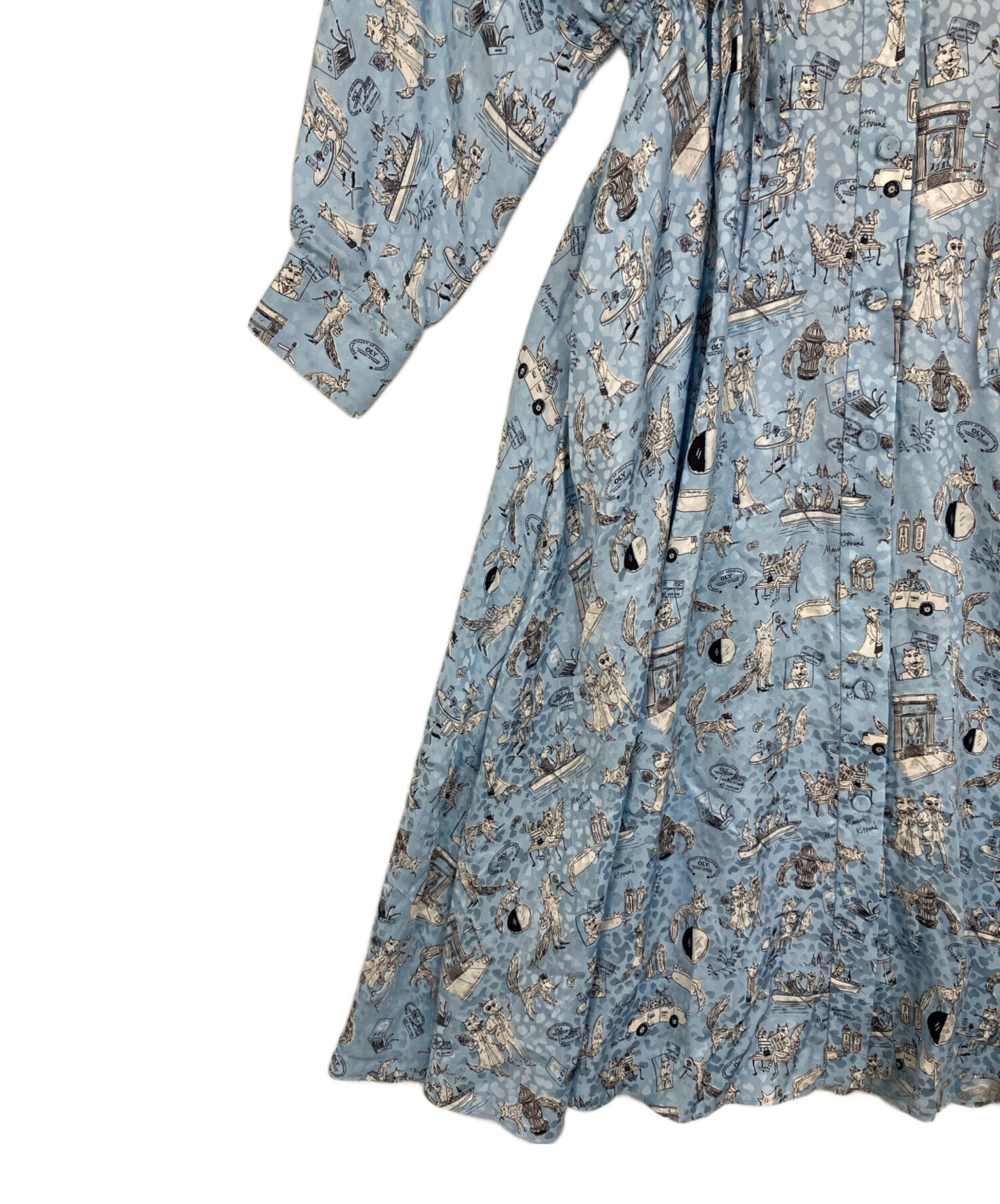 中古・古着通販】MAISON KITSUNE (メゾンキツネ) OLY KIMONO SILK