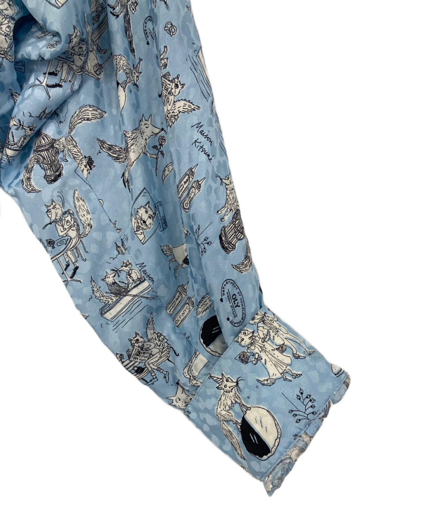 中古・古着通販】MAISON KITSUNE (メゾンキツネ) OLY KIMONO SILK