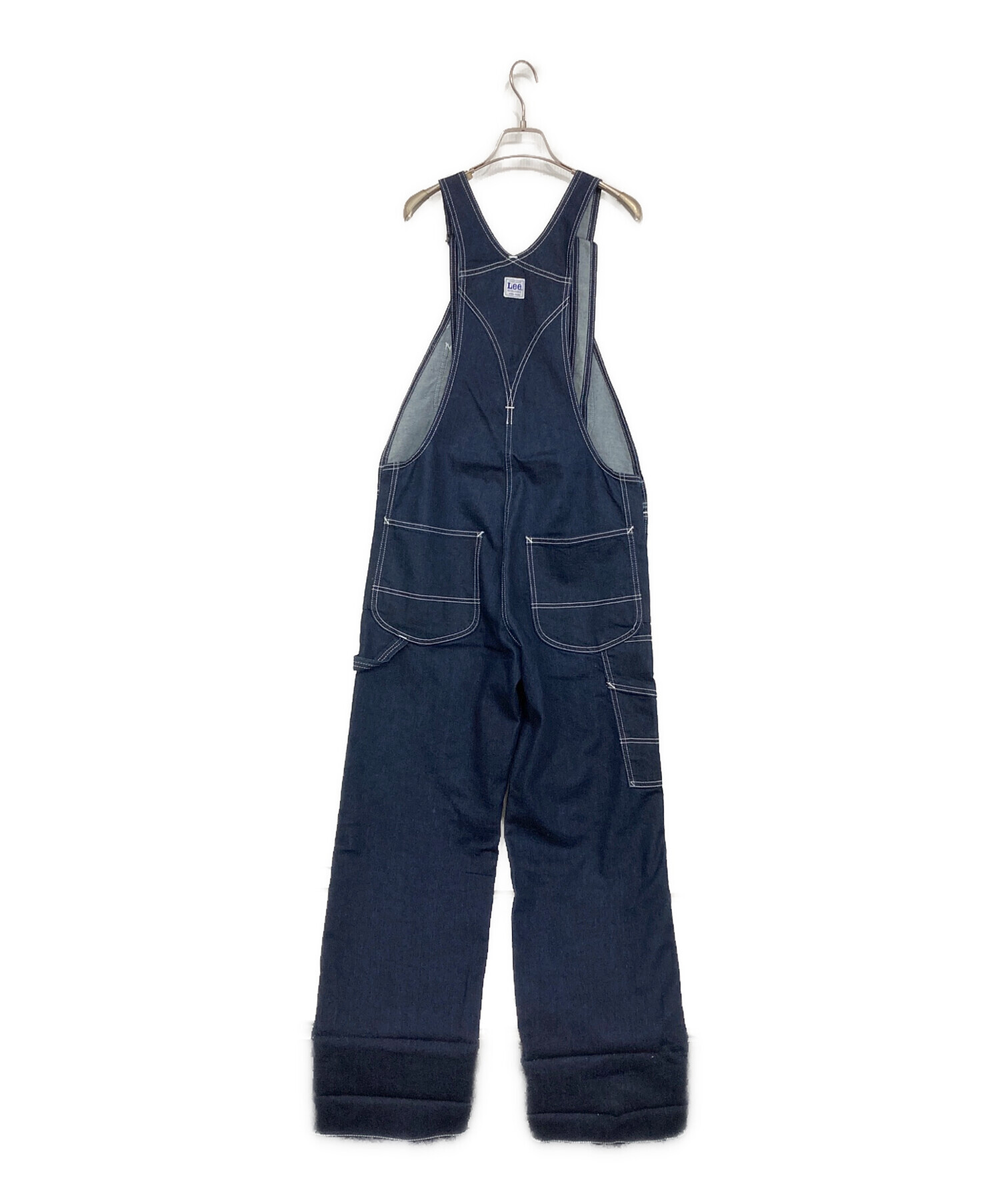 中古・古着通販】LEE (リー) デニムオーバーオール インディゴ サイズ 