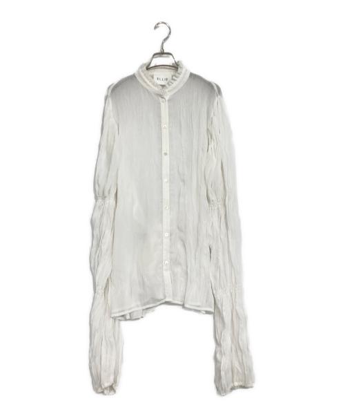 ELLERY エレリー ブラウス レディース 【古着】【中古】 中古・古着通販】ELLIE (エリー) ギャザーブラウス ホワイト サイズ