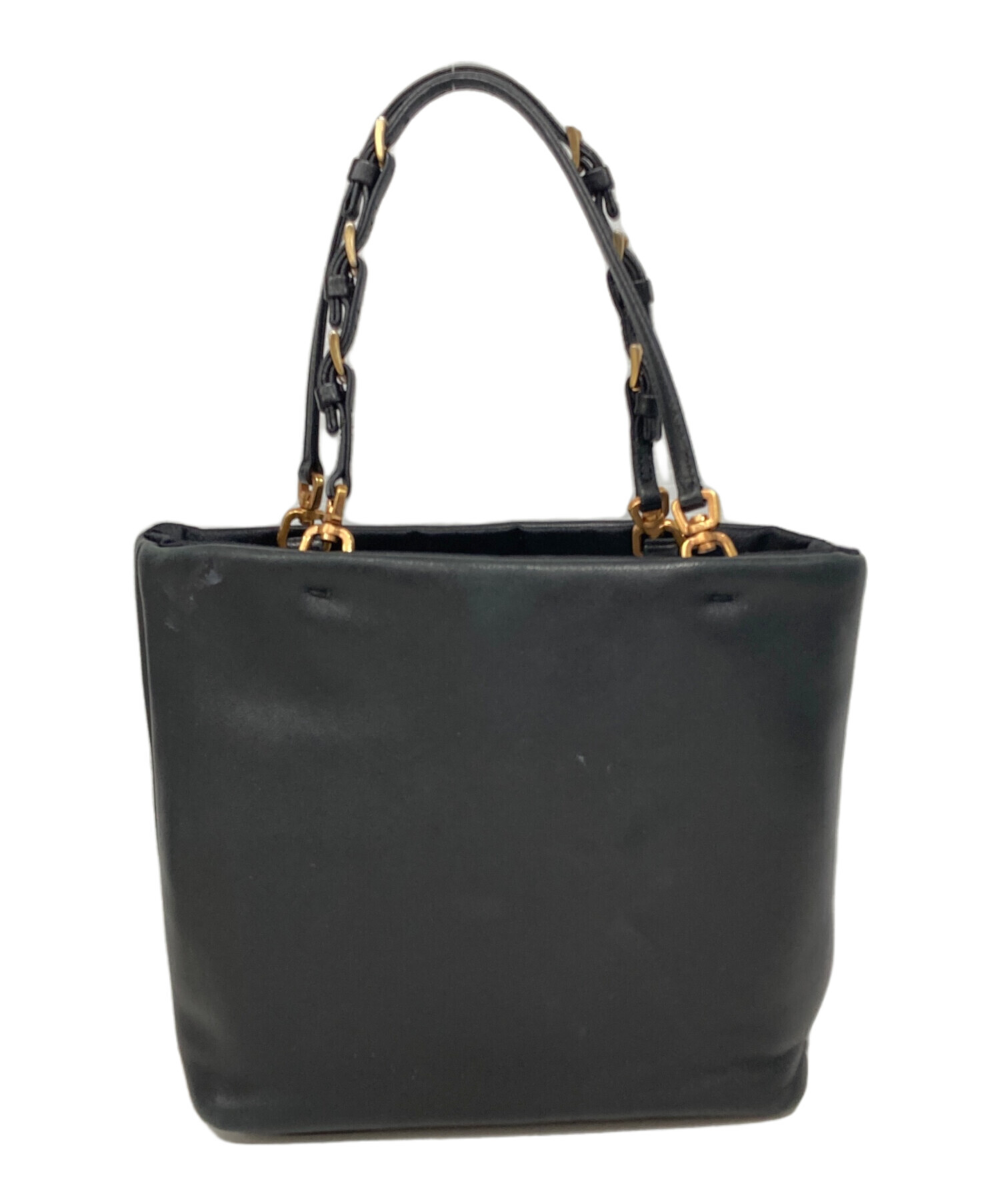中古・古着通販】PRADA (プラダ) ミニトートバッグ ブラック｜ブランド 