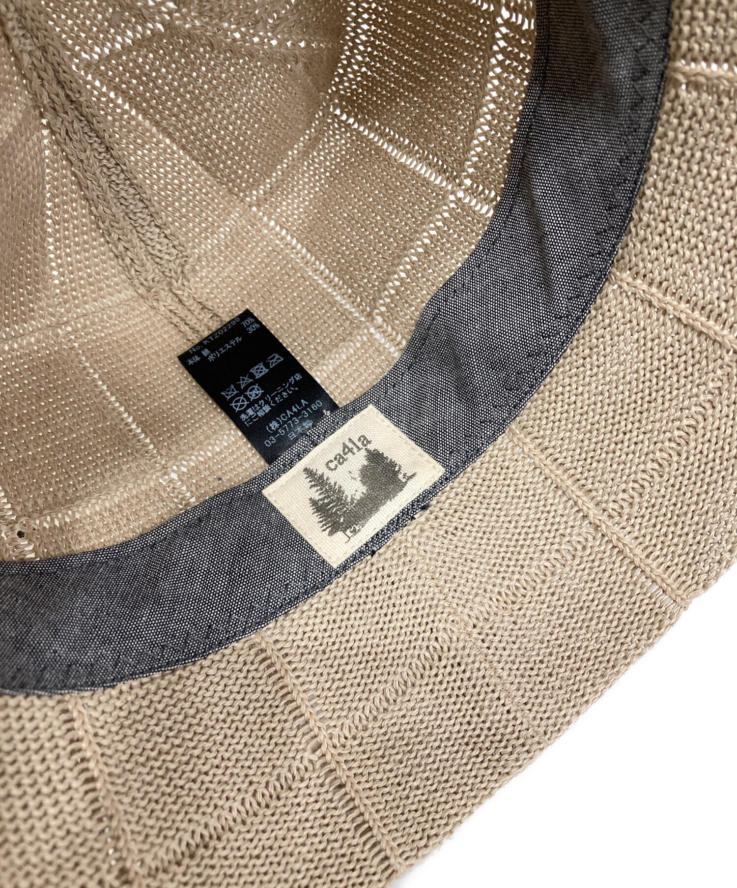 中古・古着通販】CA4LA (カシラ) バケットハット ベージュ｜ブランド