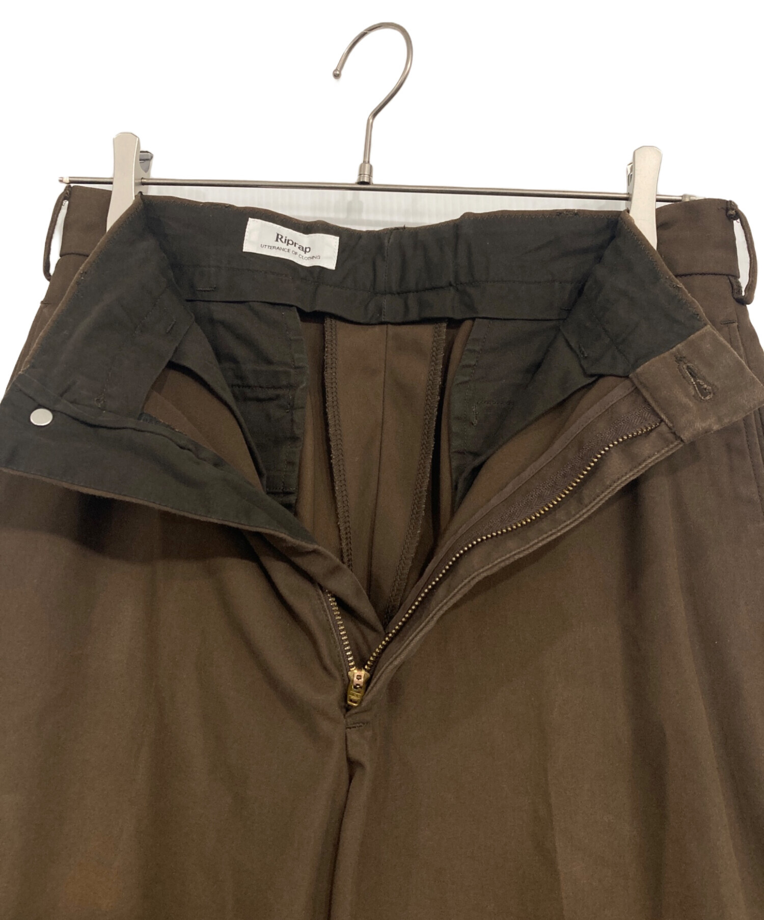 中古・古着通販】riprap (リップラップ) ACTIVE TROUSERS ブラウン