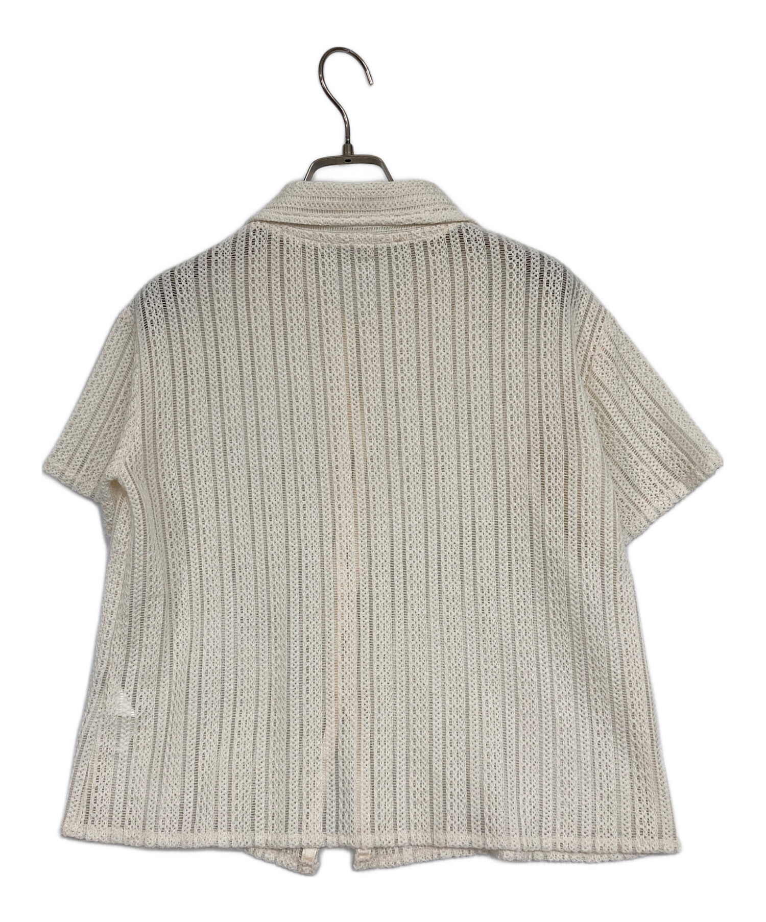 中古・古着通販】OHOTORO (オオトロ) marine shirt top アイボリー