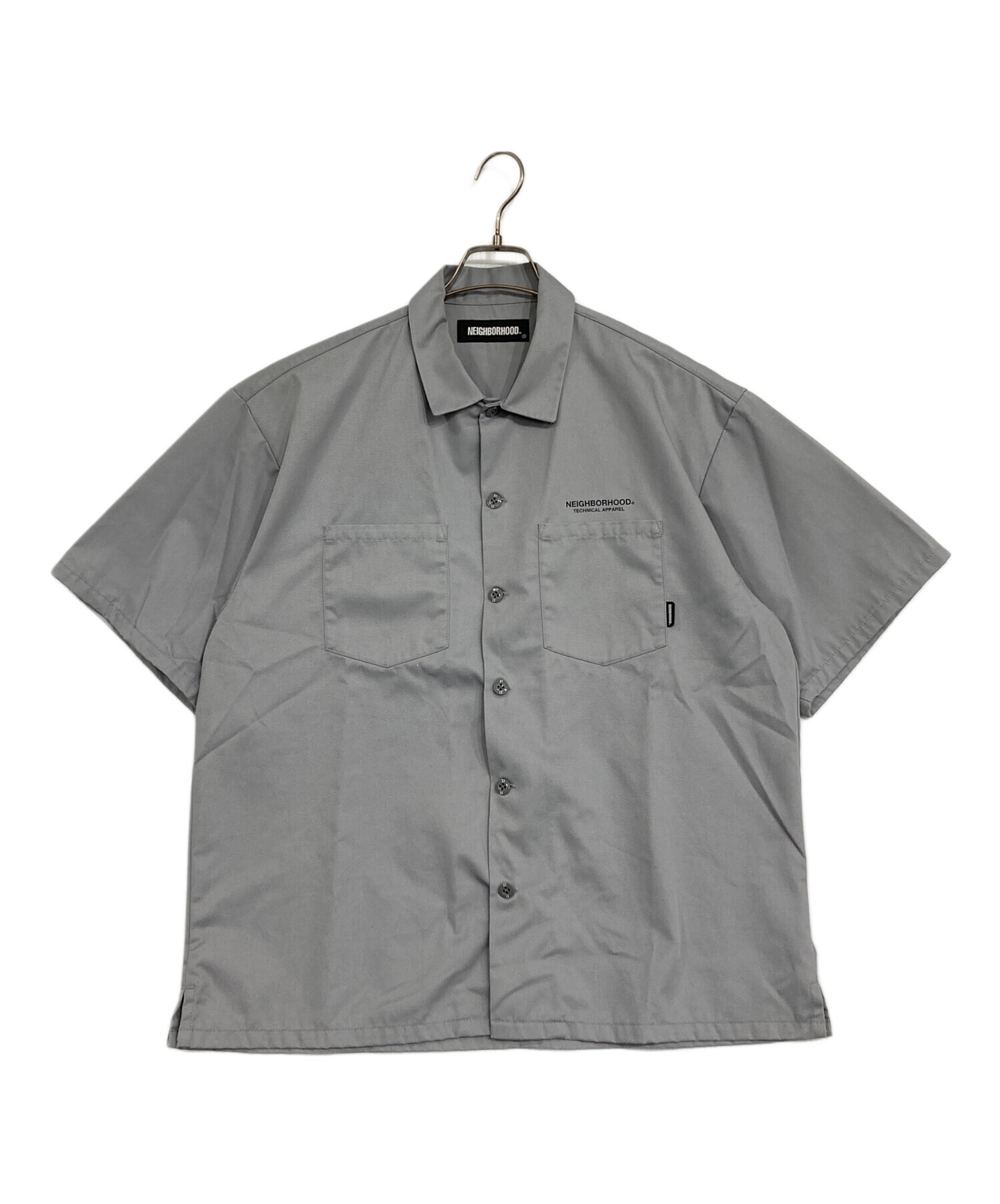 NEIGHBORHOOD ネイバーフッド ワークシャツ M ブルーグレー 中古・古着通販】NEIGHBORHOOD (ネイバーフッド) ワークシャツ グレー