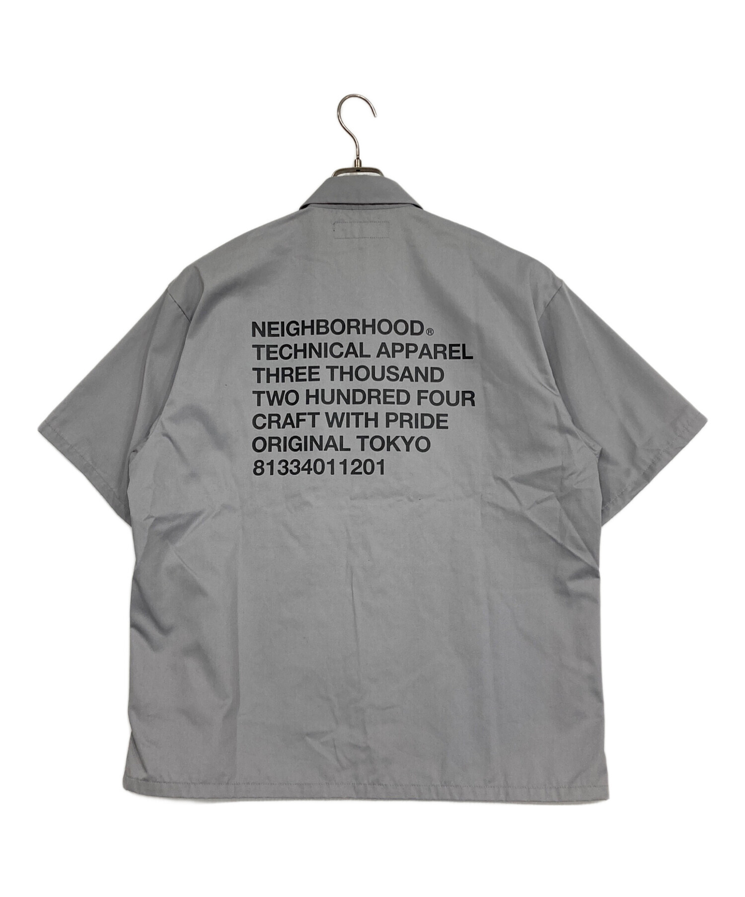 中古・古着通販】NEIGHBORHOOD (ネイバーフッド) ワークシャツ グレー