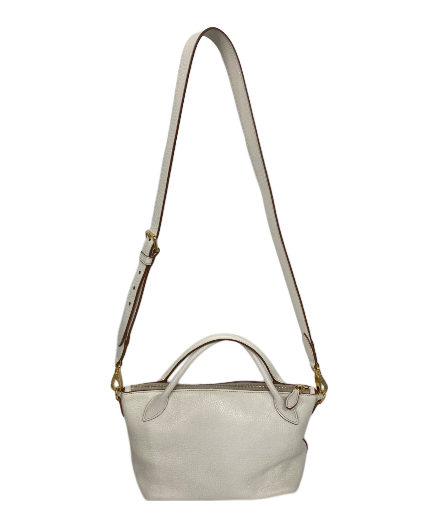 中古・古着通販】PRADA (プラダ) 2WAYバッグ ホワイト｜ブランド・古着 