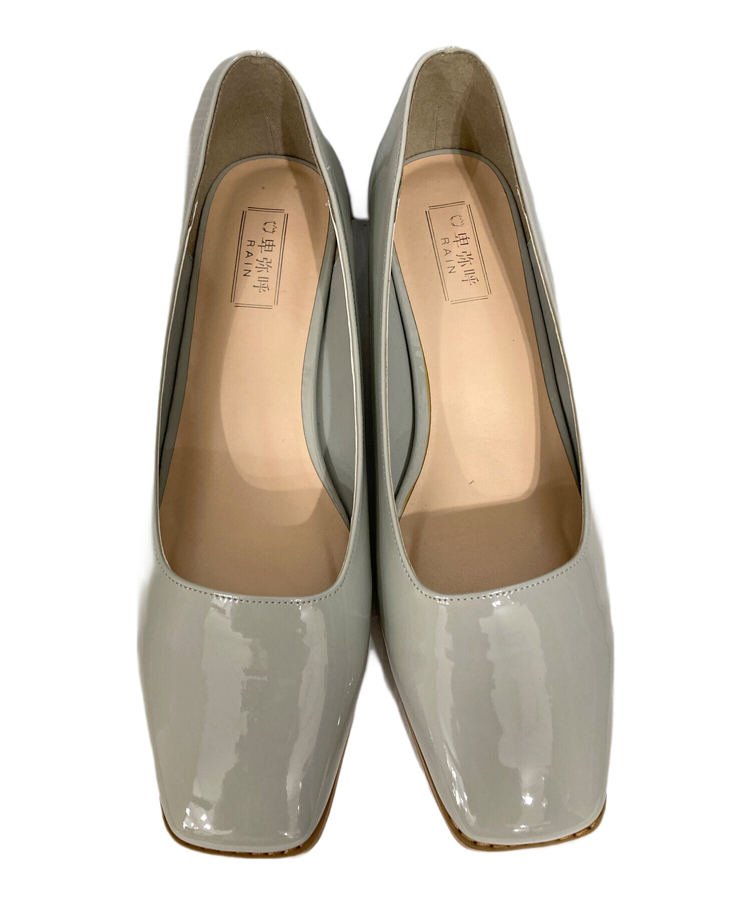 [卑弥呼] エナメルコンビパンプス 中古・古着通販】卑弥呼 (ヒミコ) スクエアトゥエナメルパンプス