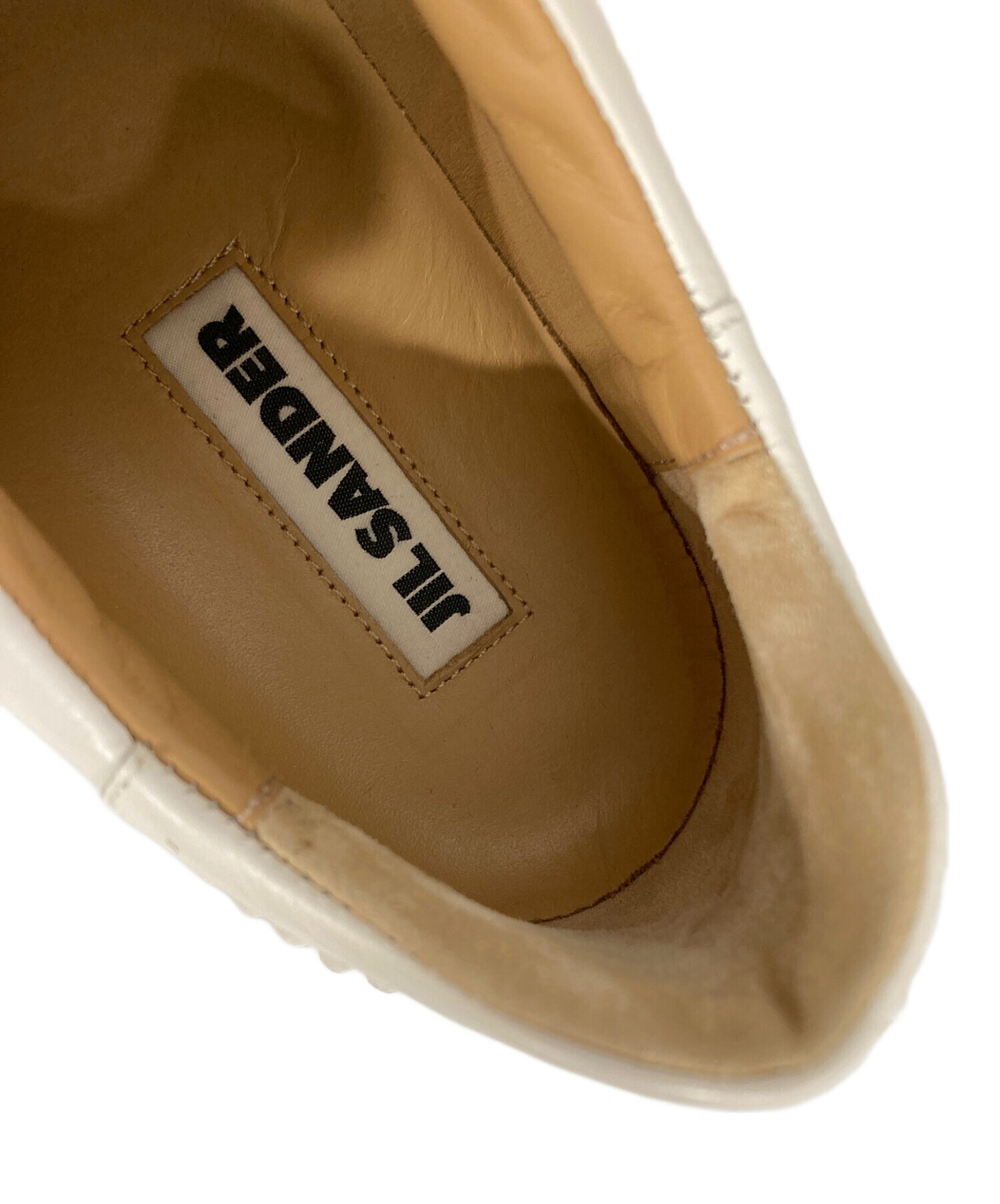 中古・古着通販】JIL SANDER (ジルサンダー) 厚底レザースニーカー 