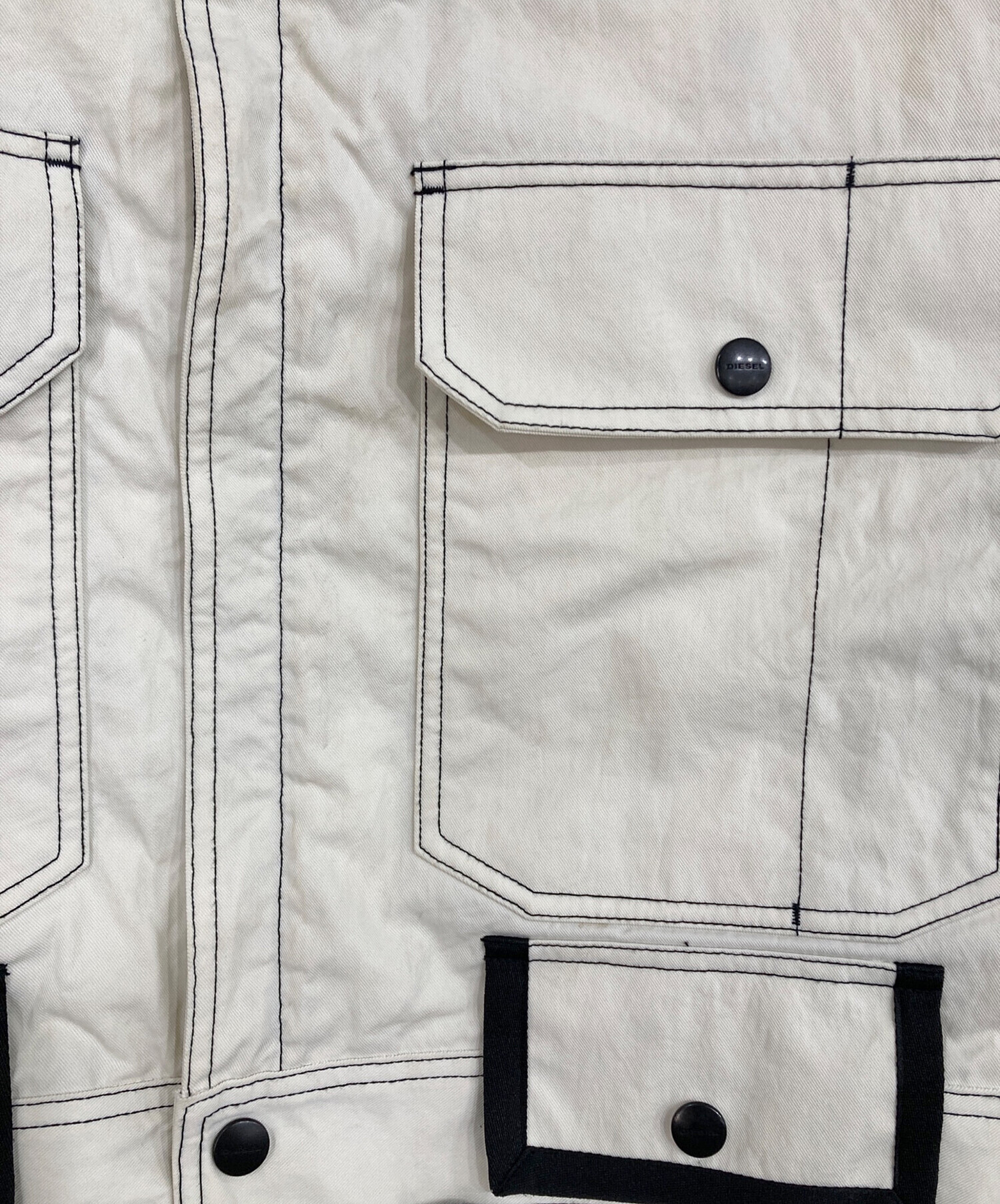 中古・古着通販】DIESEL (ディーゼル) J-KENDY JACKET ベージュ