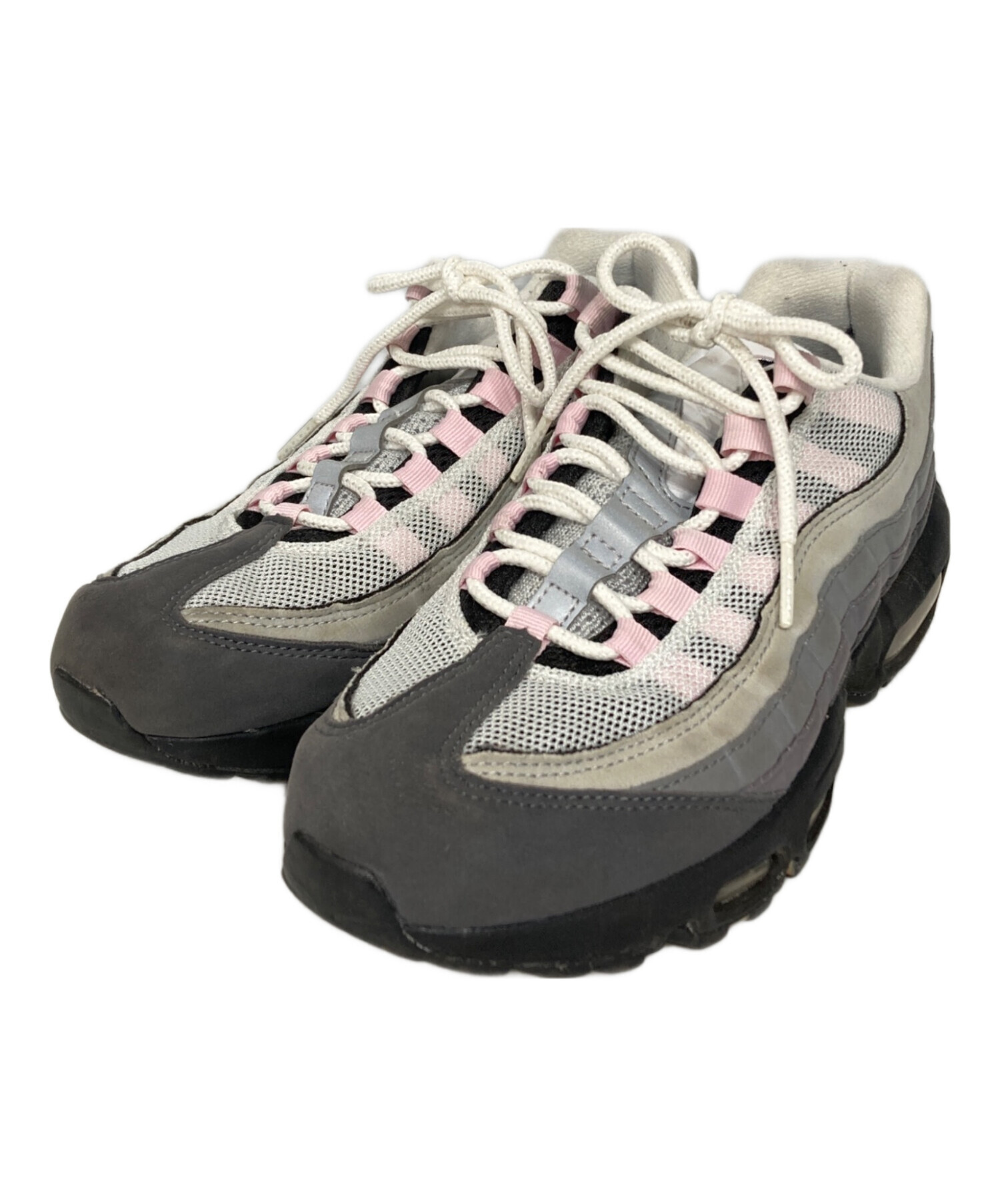 中古・古着通販】NIKE (ナイキ) Air Max 95 グレー×ピンク サイズ:US7 
