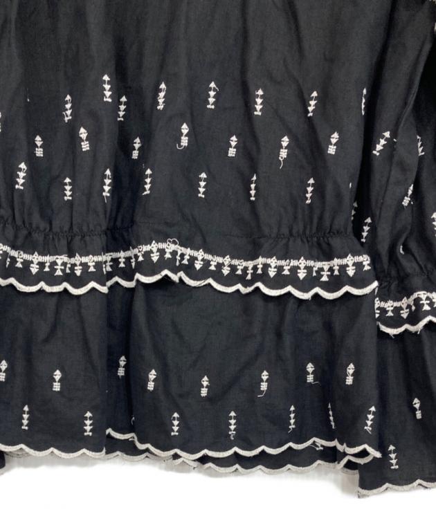 ISABEL MARANT ETOILE ブラックレース長袖ブラウス ISABEL MARANT