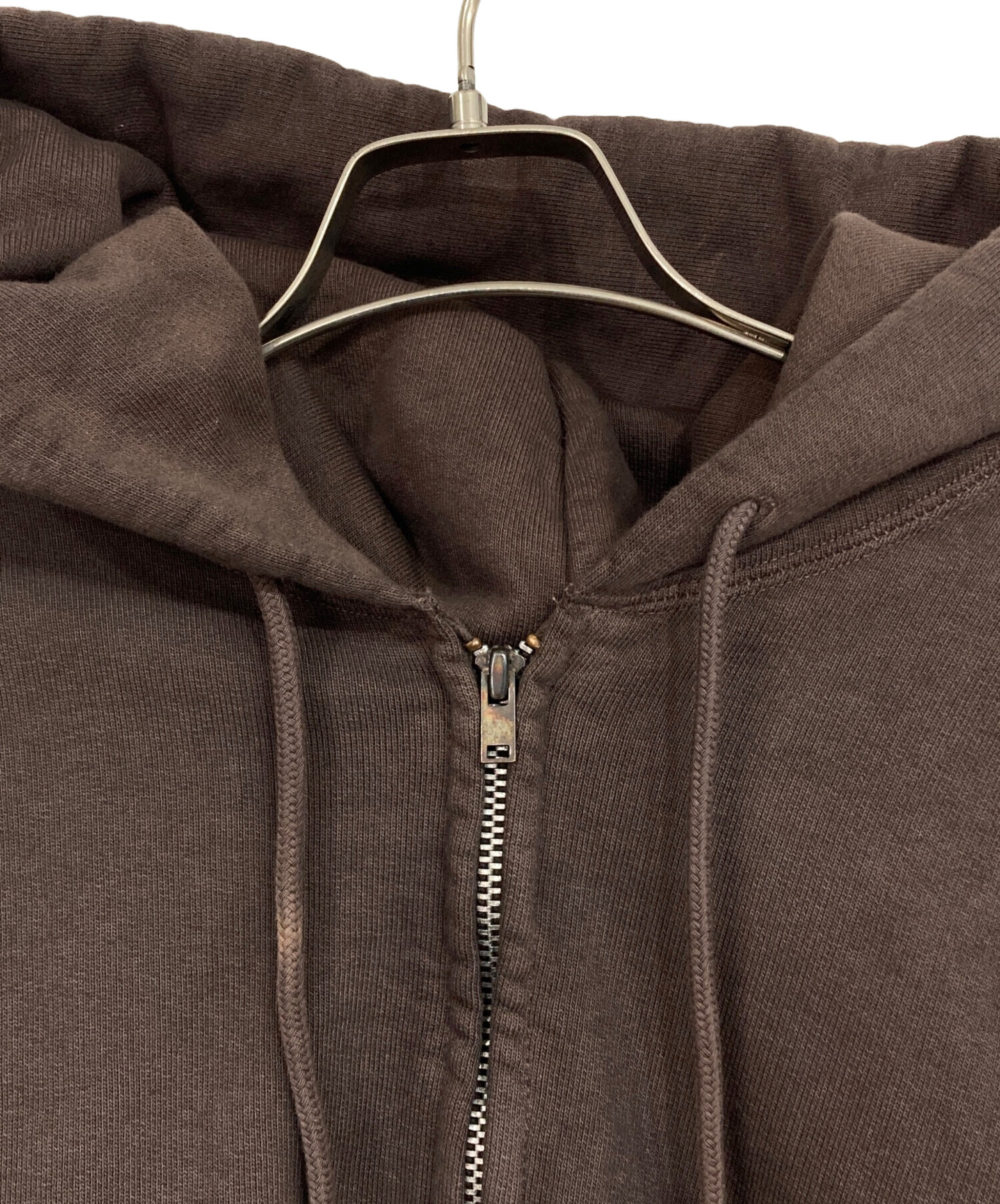 中古・古着通販】BOWWOW (バウワウ) ジップパーカー ブラウン サイズ:M