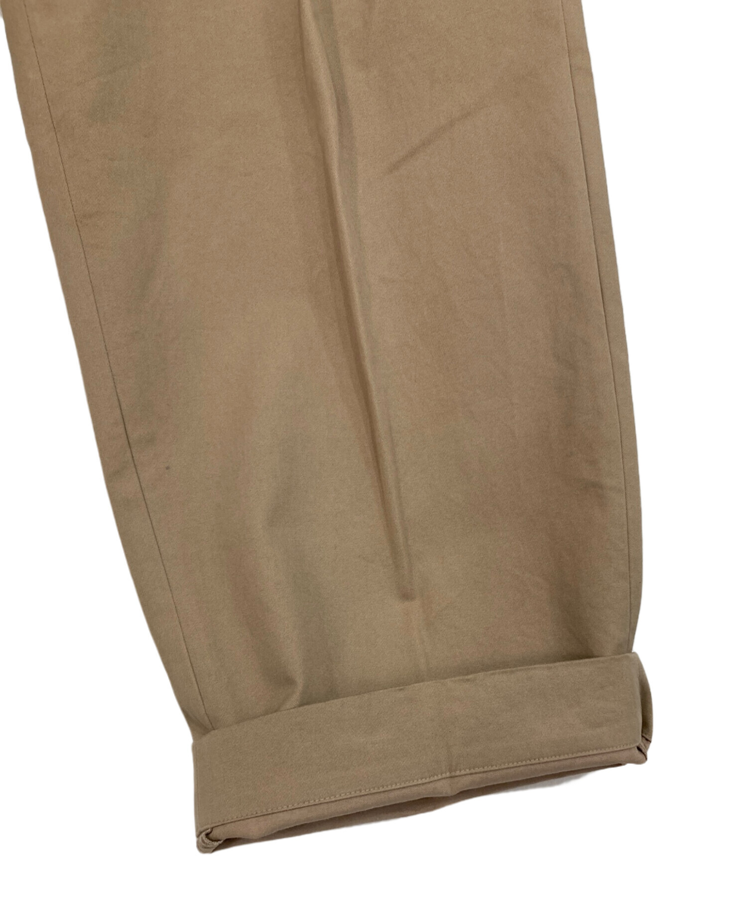 中古・古着通販】ATON (エイトン) COTTON GABARDINE | TUCKED BELT