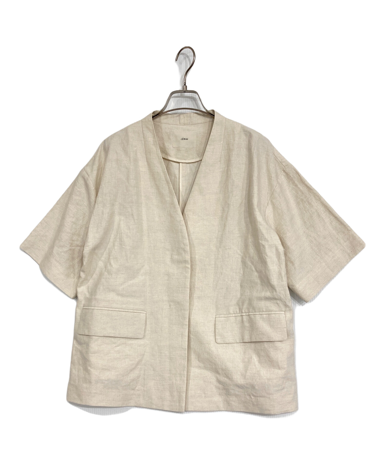 中古・古着通販】IENA (イエナ) リネン混ハーフスリーブジャケット