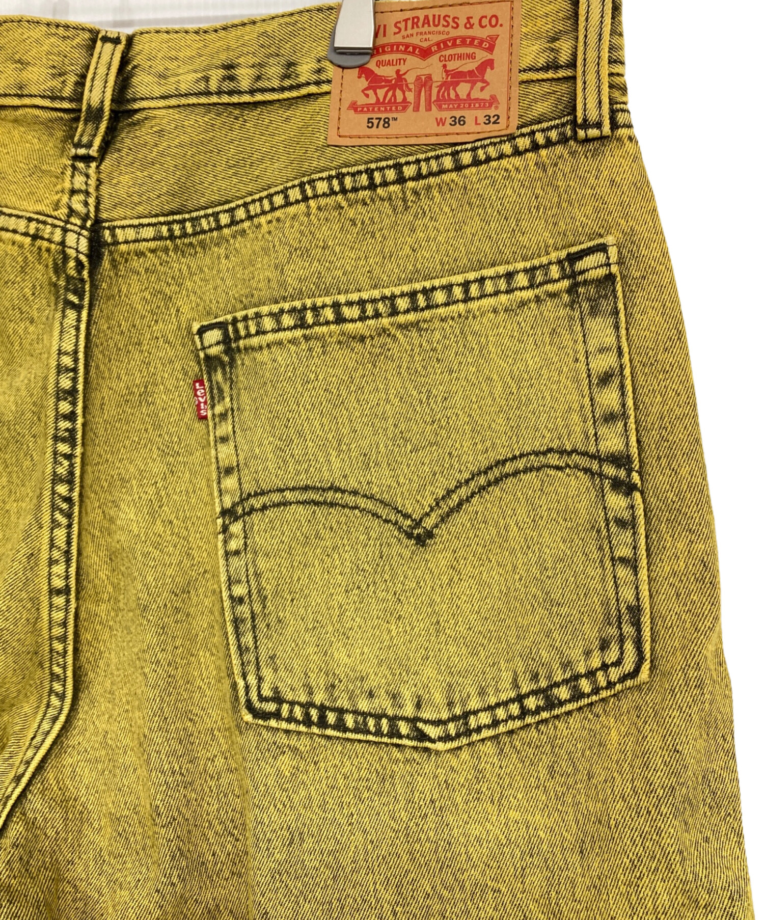中古・古着通販】LEVI'S (リーバイス) 578 BAGGY JEANS イエロー