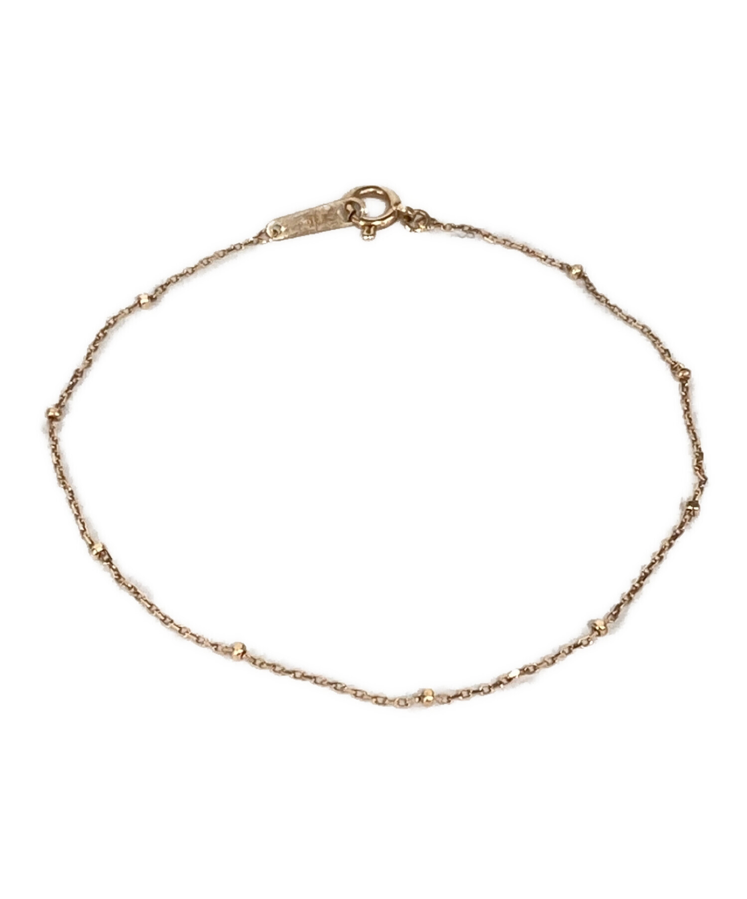 販売証明書付き★agete k10 ブラックダイヤブレスレット アガット K10ブラックダイヤモンドブレスレット 販売証明書付き agete