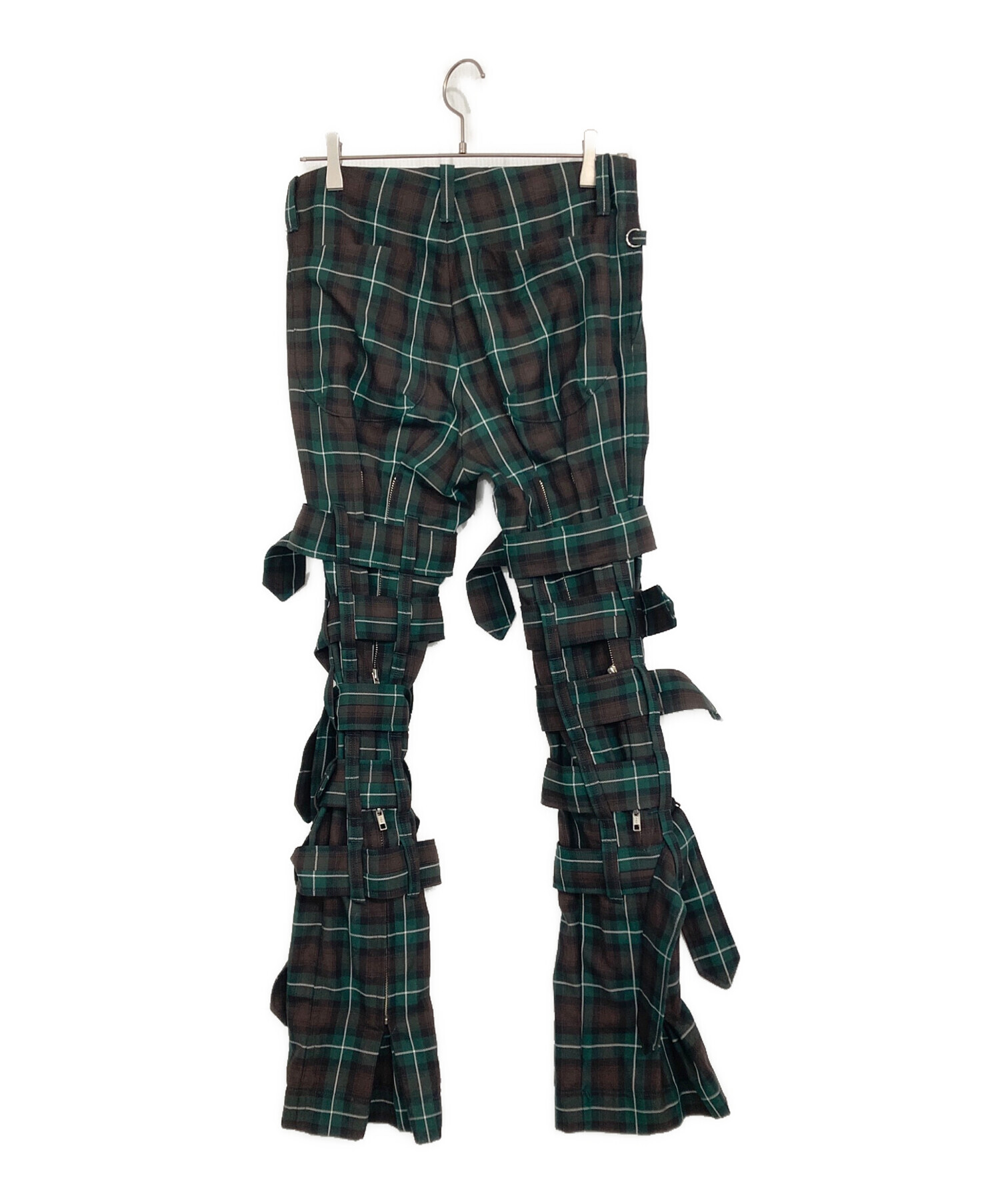 新品未使用　KIDILL Chaos Bondage Pants サイズ42 中古・古着通販】KIDILL (キディル) CHAOS BONDAGE PANTS グリーン