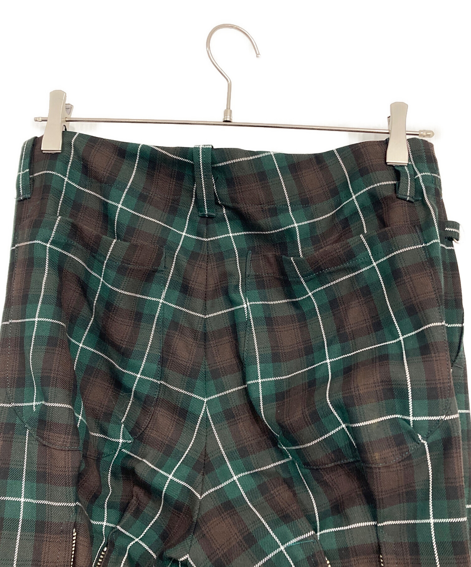 中古・古着通販】KIDILL (キディル) CHAOS BONDAGE PANTS グリーン