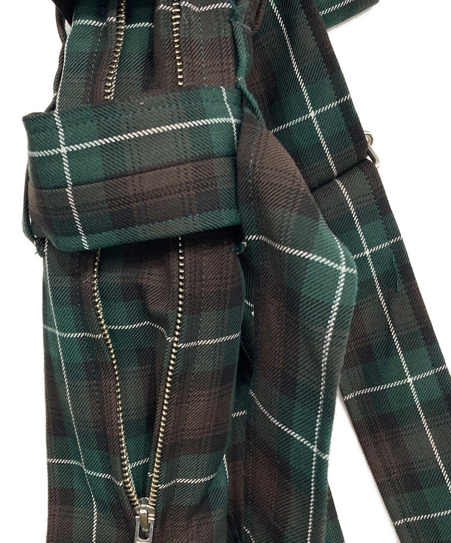 中古・古着通販】KIDILL (キディル) CHAOS BONDAGE PANTS グリーン 