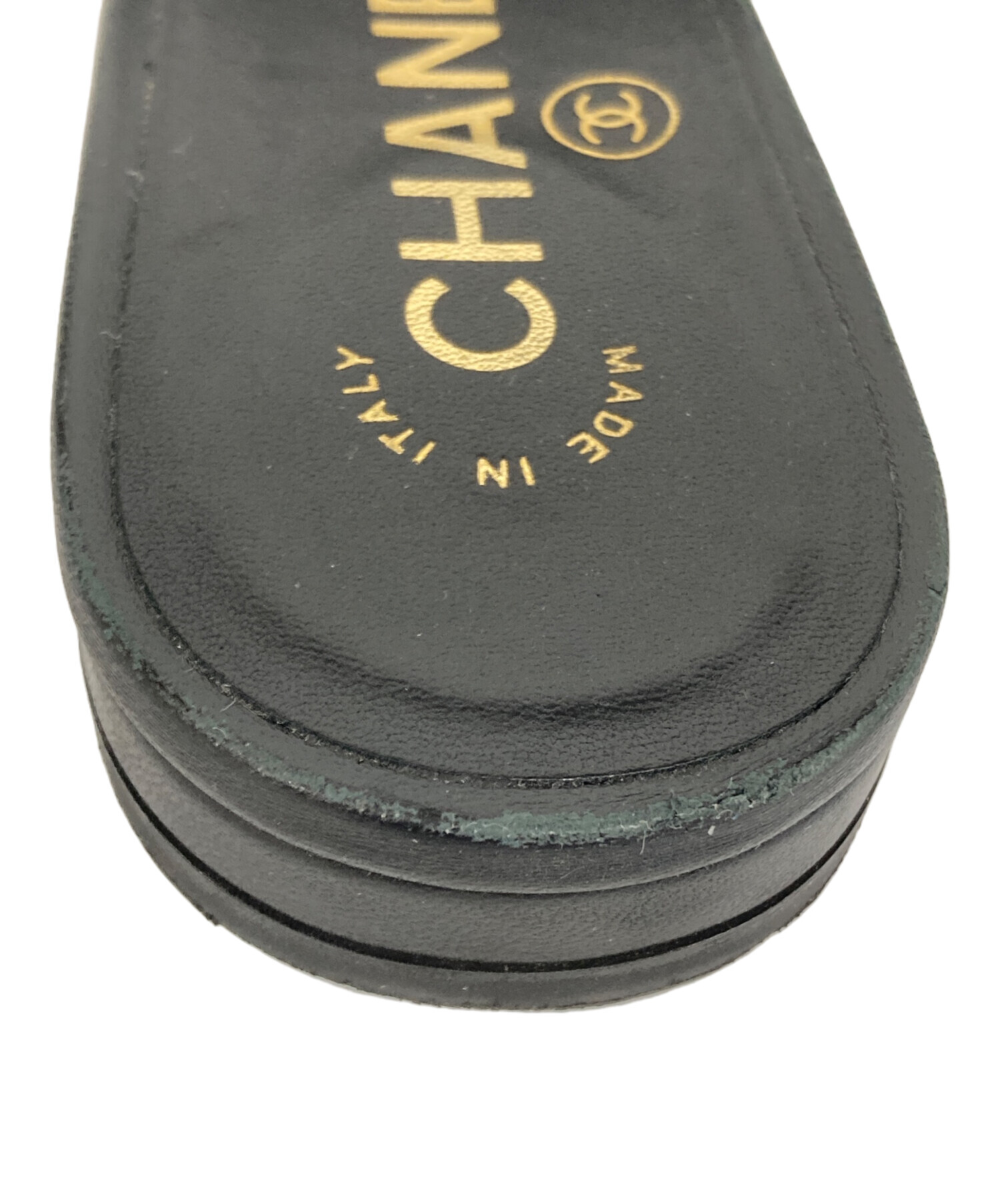 中古・古着通販】CHANEL (シャネル) ビーズココマークサンダル