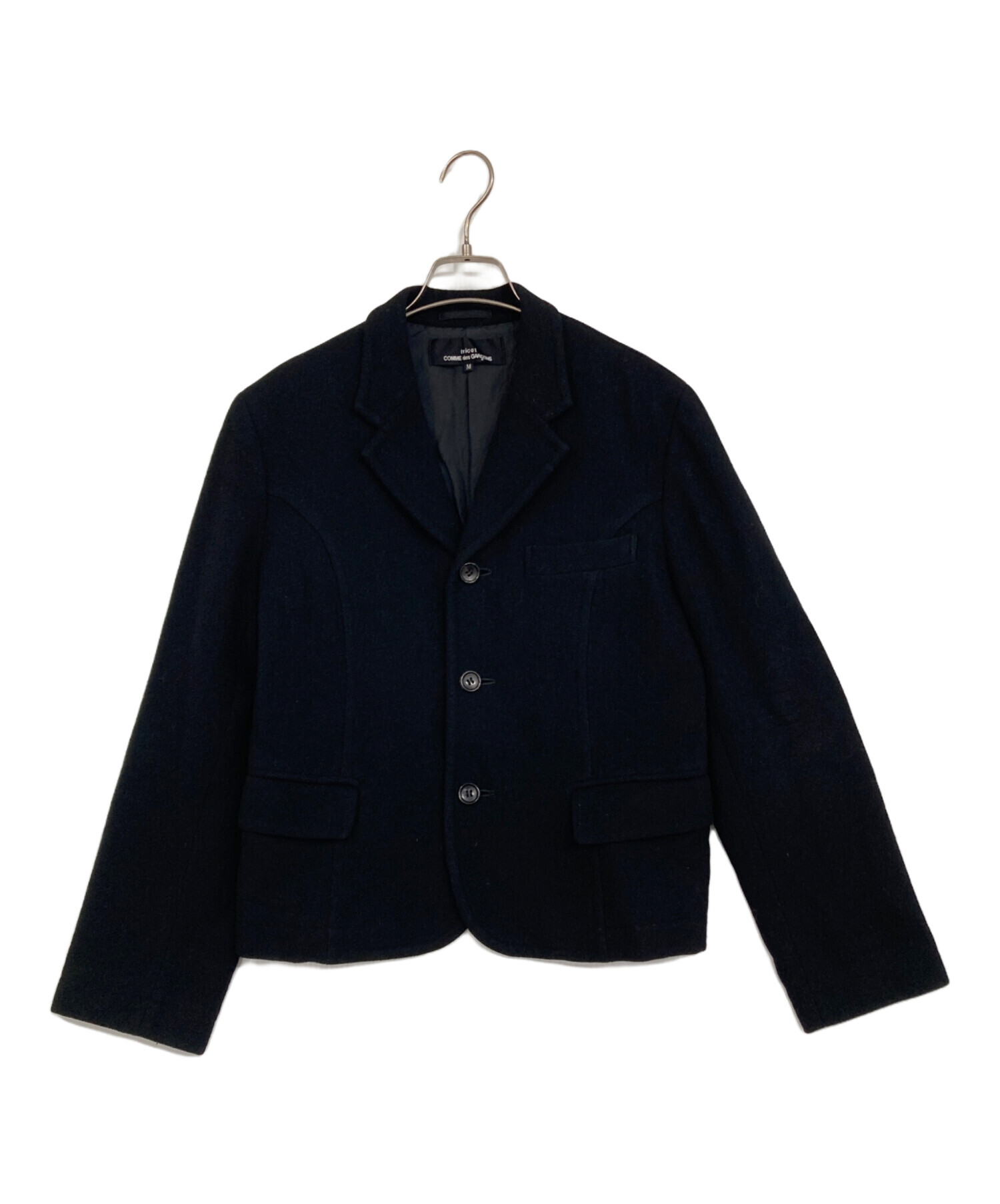 tricot COMME des GARCONS / ジャケット/M/レーヨン/BLK/TJ-04037M 中古・古着通販】tricot COMME des GARCONS (トリココムデギャルソン