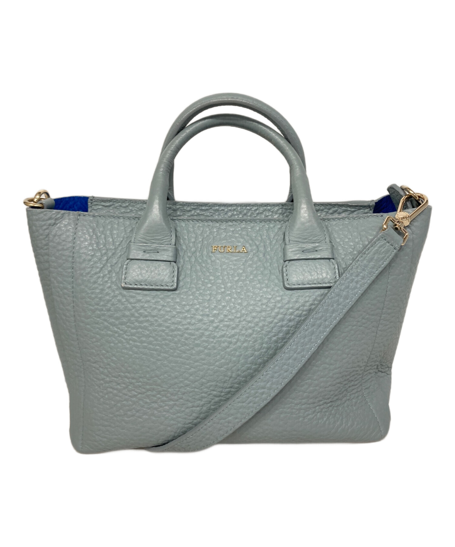 中古・古着通販】FURLA (フルラ) 2WAYショルダーバッグ ブルー 